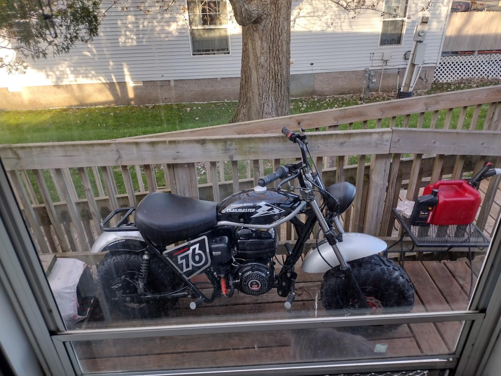 Trailmaster Mini Bike MB 200X Hurricane ALL NEW WITH FRONT AND REAR BRAKES, 196cc (black) customer photo 2