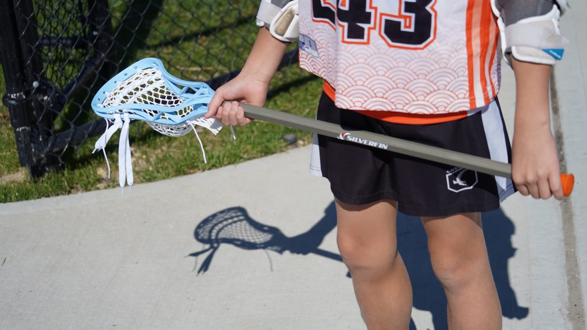 Silverfin Mens Complete Lacrosse Stick with Mesh Pocket customer photo 1