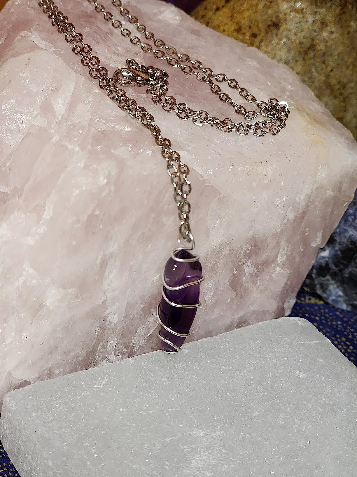 MODDA Natural Stone Jewelry Making Kit for Adults, Women. Includes Video Course, Crystal, Lava, Chakra Beads, Necklace, Bracelet, Earrings, Ring Supplies for Adults customer photo 1