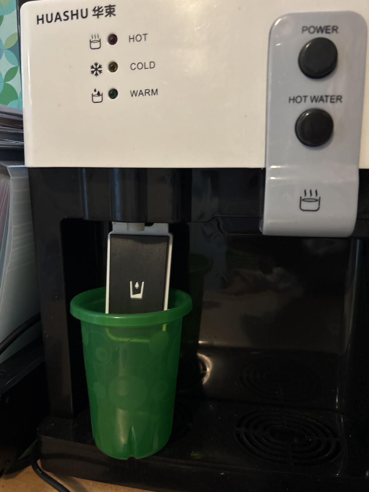 Top Loading Water Cooler Water Dispenser Countertop Water Cooler Dispenser | Hot Cold and Room Temperature Water, Holds 1.2 to 5 Gallon Bottles for Home/Office/Dormitory Use customer photo 2