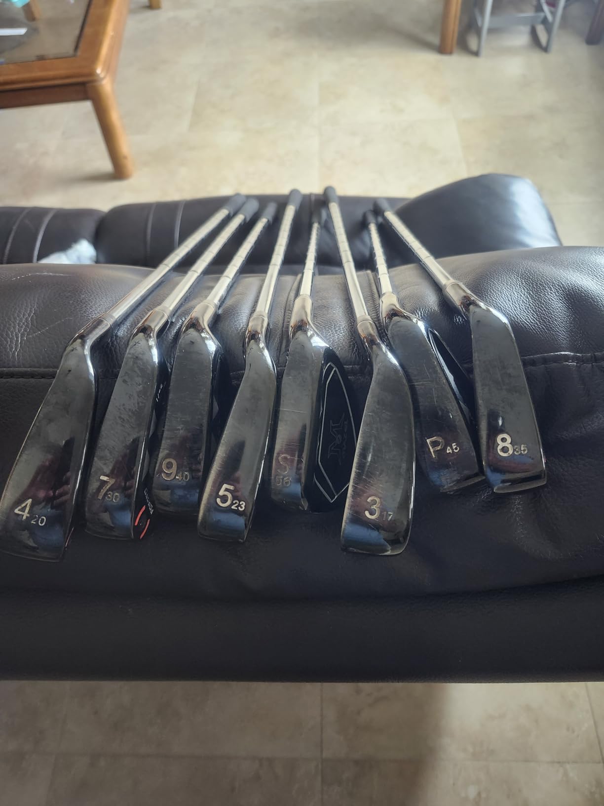 MAZEL Men Golf Iron Set (9PCS) or 1,2,3,4,5,6,7,8,9,Pitching Wedge,Sand Wedge with Steel Shafts for Right Handed Golfers customer photo 2