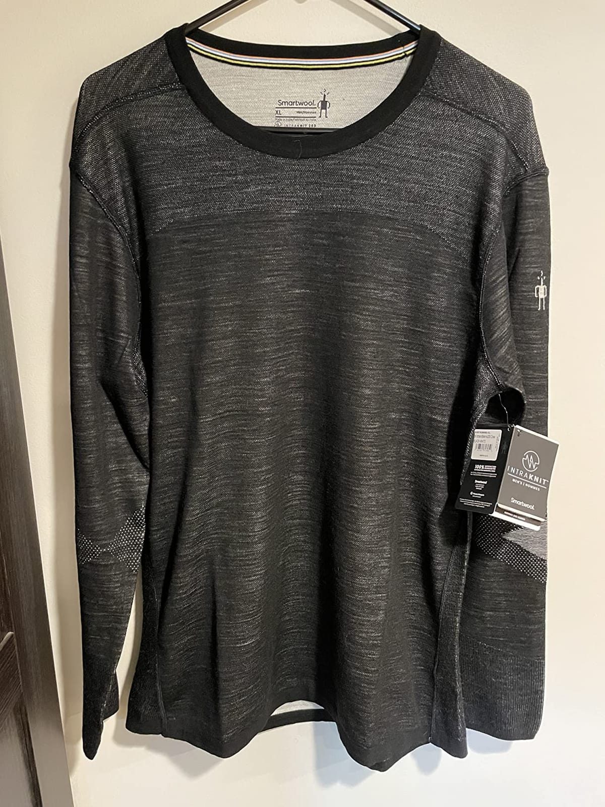 SmartWool Men's Intraknit Thermal Merino Base Layer Crew, Lightweight, Breathable Merino Wool Long Sleeve Active Shirt customer photo 1