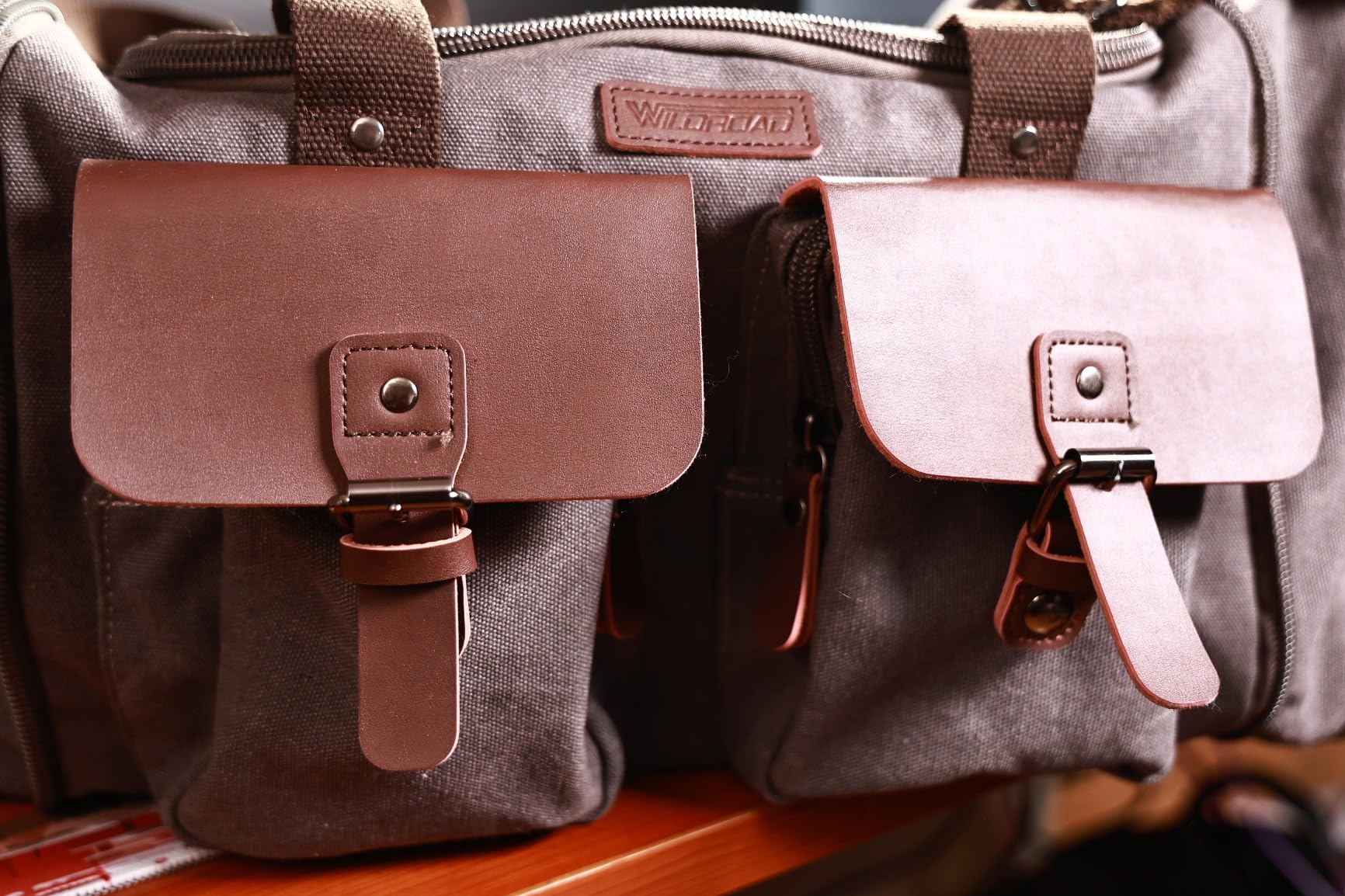 Wildroad Waxed Canvas Duffle Bag - 50L Weekender Overnight Travel Bag customer photo 1