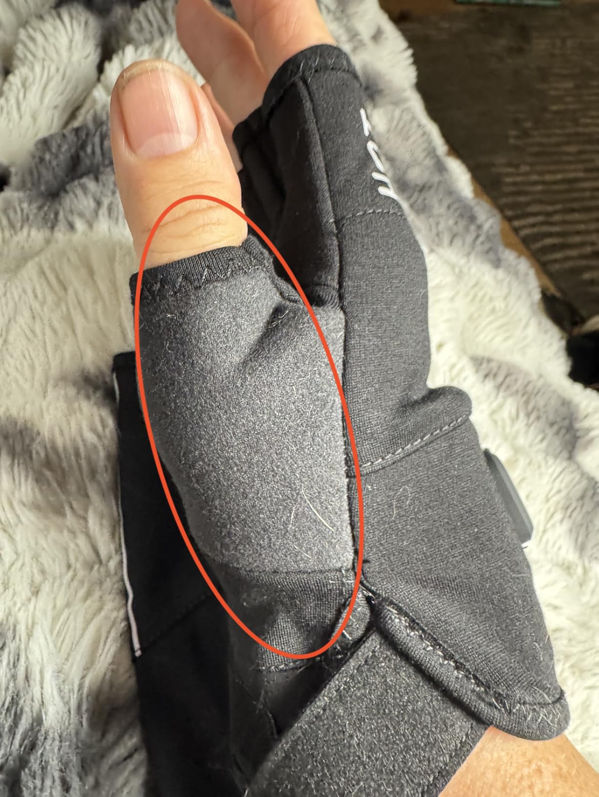 Heated Gloves Fingerless for Women Man with 3.7V 3000mAh Battery Cordless Work Touchscreen Gloves for Winter Cold Weather Rechargeable Electric customer photo 1
