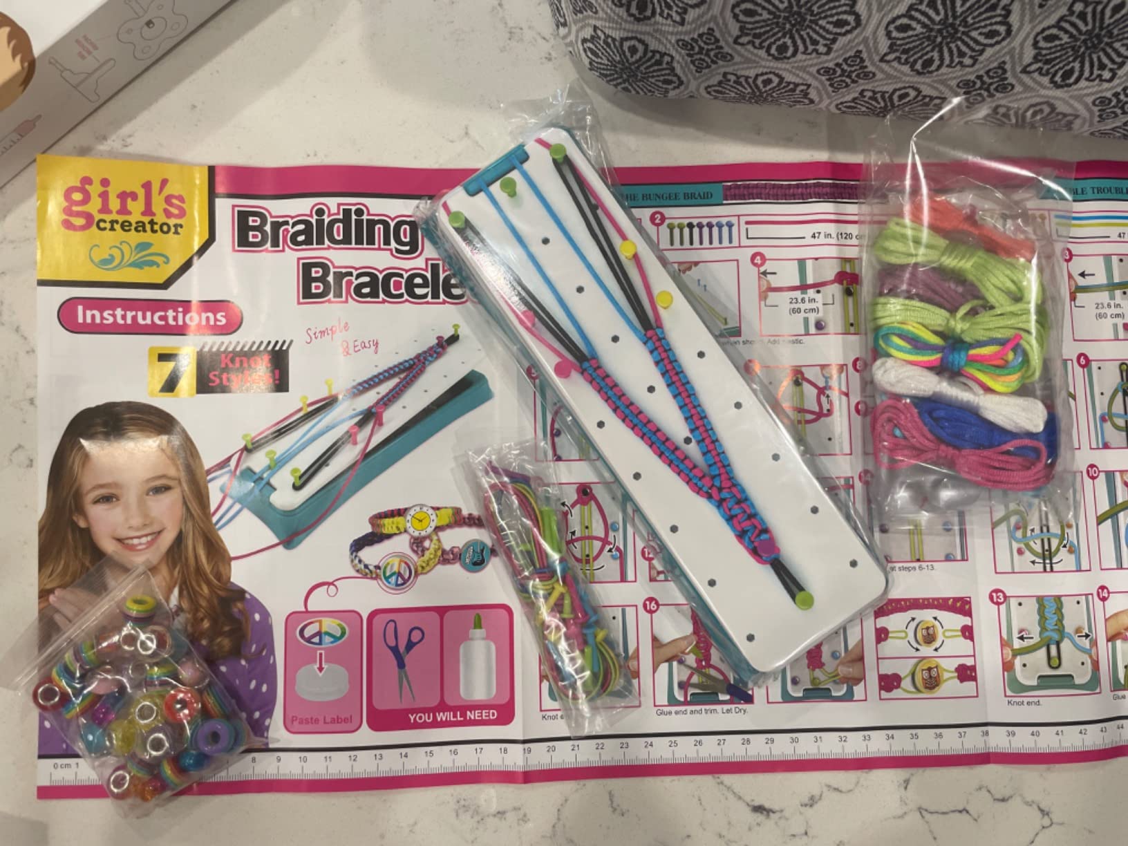 Hapinest Learn to Knit Hat and Scarf Knitting Loom Kit for Kids Ages 8-12 customer photo 2