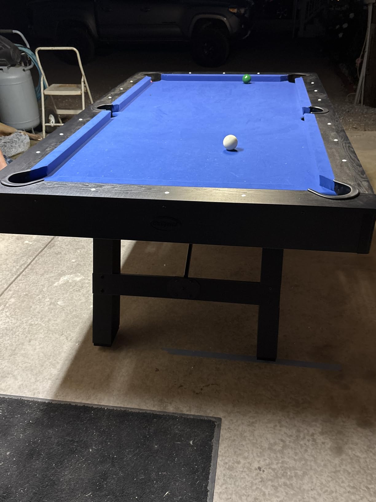GoSports 7 ft Pool Tables with Wood Finish - Choose Your Style - Modern Billiards Table with 2 Cue Sticks, Balls, Rack, Felt Brush and Chalk customer photo 1