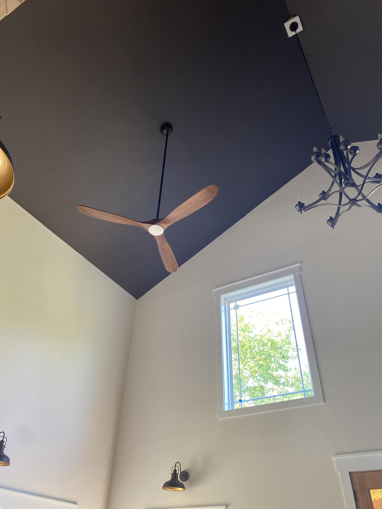 70 inch Large Ceiling Fan with Lights, Outdoor Ceiling Fan for Patio | Damp Rated 3 Blades Propeller Wood Ceiling fans with light, Reversible Quiet DC Motor for Exterior Porch Farmhouse Gazebo customer photo 1