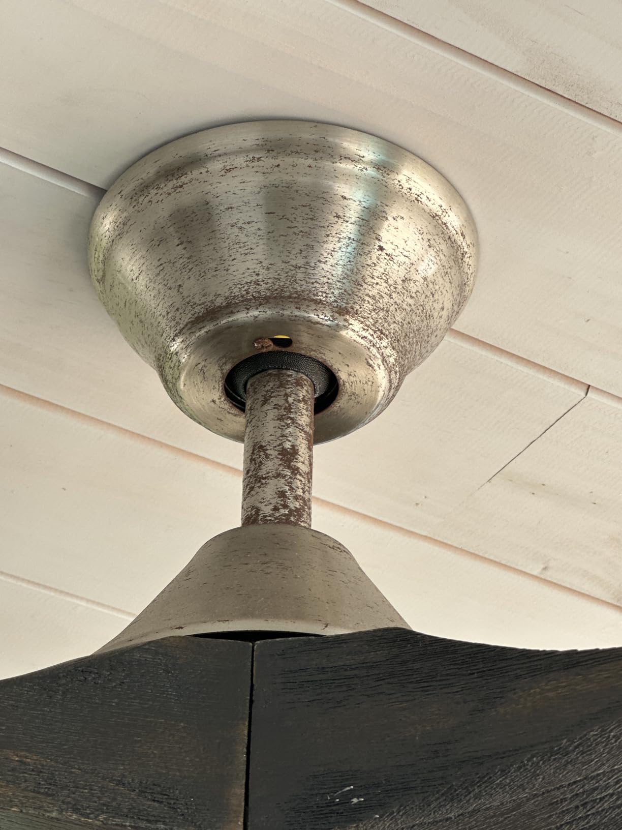 70 inch Large Ceiling Fan with Lights, Outdoor Ceiling Fan for Patio | Damp Rated 3 Blades Propeller Wood Ceiling fans with light, Reversible Quiet DC Motor for Exterior Porch Farmhouse Gazebo customer photo 2