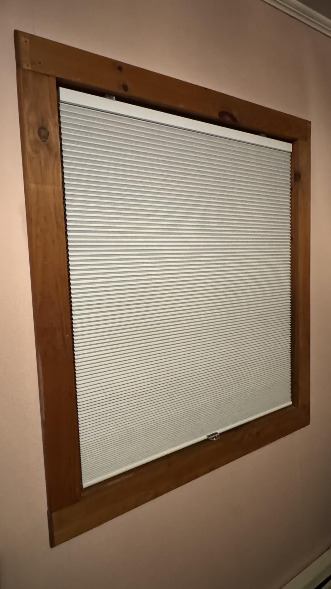 LazBlinds Cordless Cellular Shades, 34'' W x 48'' H, White | Blackout Fabric Protects Privacy, With Thermal Insulation & Noise Reduction, Safe Cordless Design for Kids and Pets customer photo 2