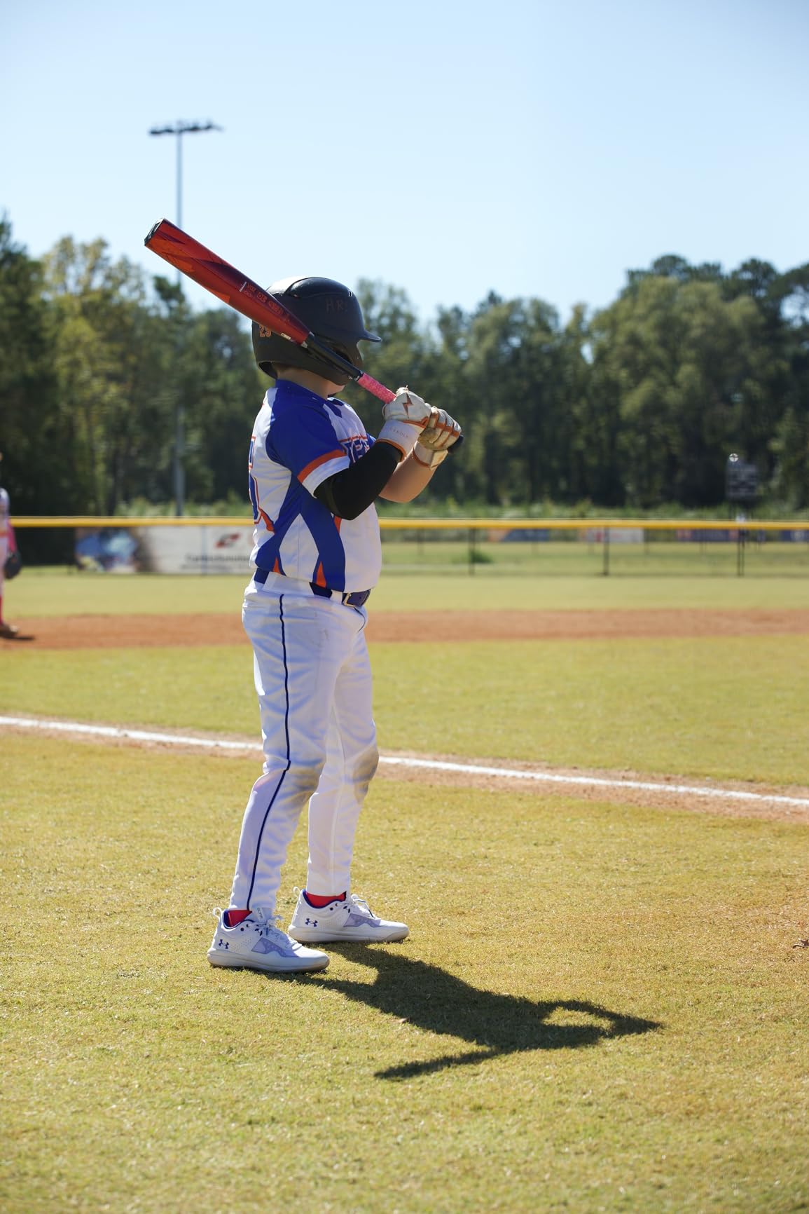 BRUCE BOLT Chrome Series Long Cuff Batting Gloves - Multiple Colors - Adult & Youth Sizes customer photo 1