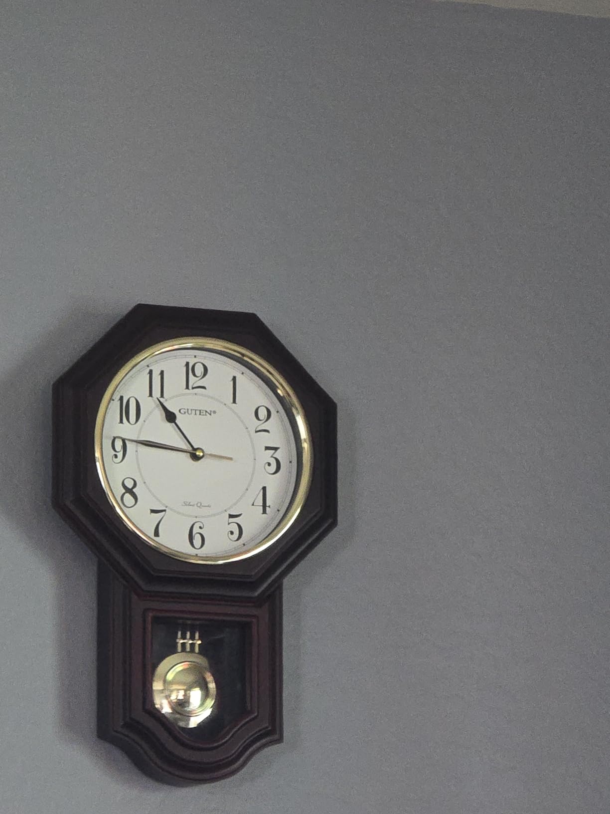 Chiming Wall Clock with Pendulum - Wall Clock with Westminster Chimes&Strike Clock, Battery Operated, Faux Wood Pendulum Clock for Living Room, Office, Home Decor & Gift customer photo 1