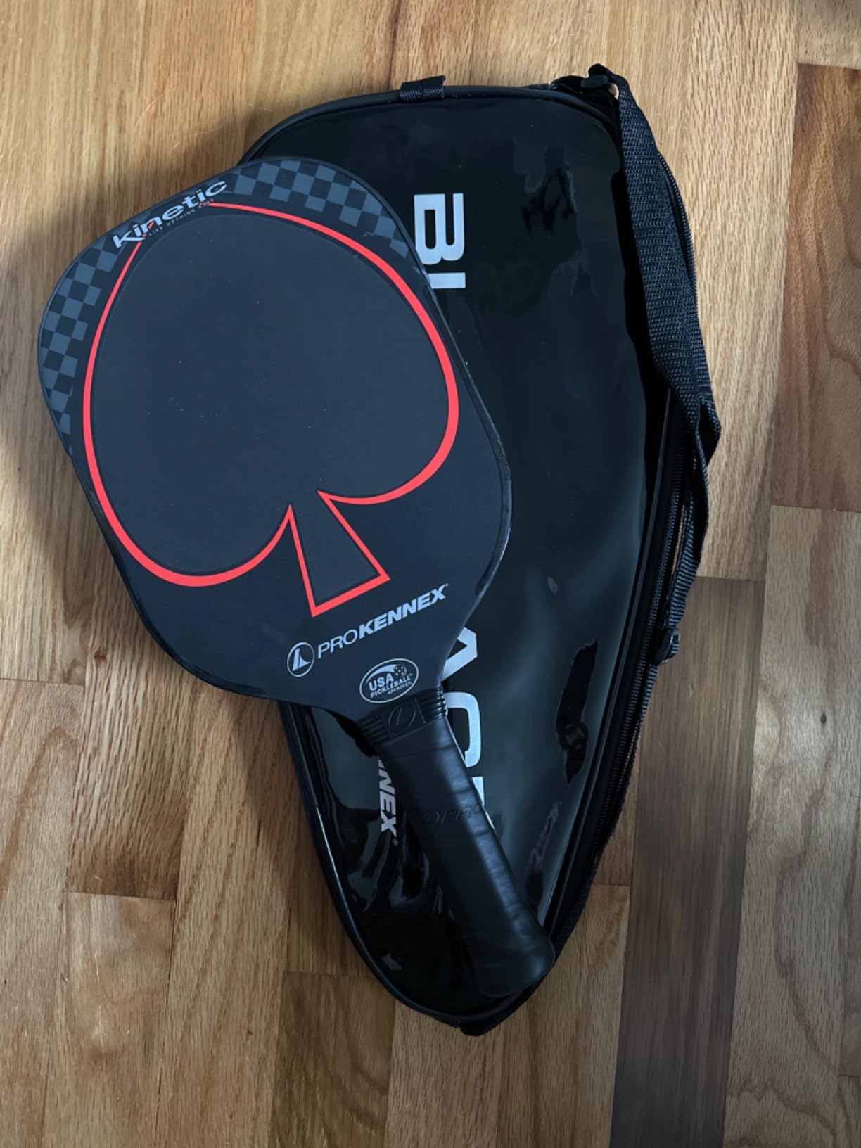 PROKENNEX Black Ace Pro - Pickleball Paddle with Toray 700 Carbon Fiber Face - Comfort Pro Grip customer photo 2