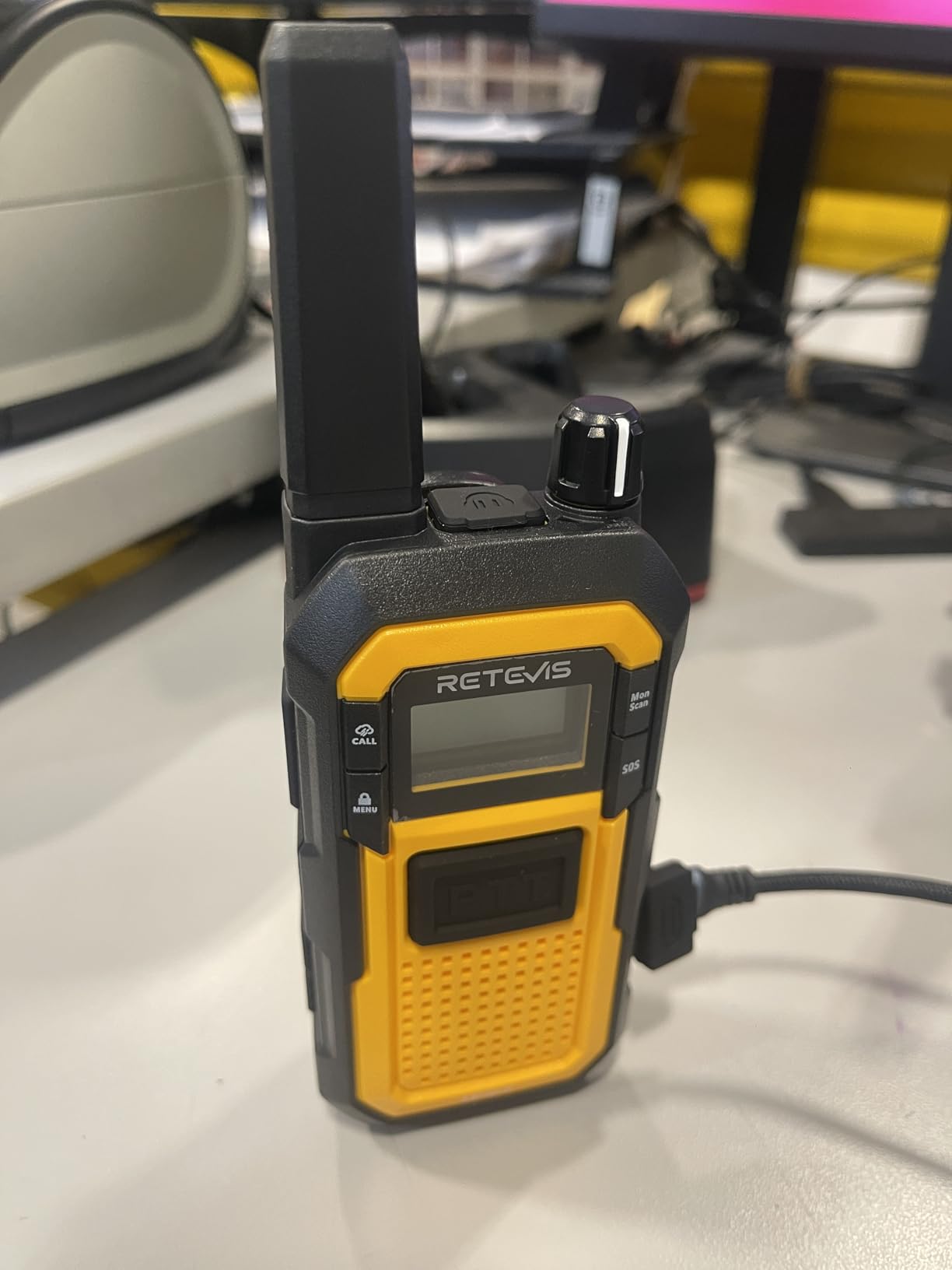Retevis RB48 FRS Walkie Talkies Long Range, Mil-Standards 810H Two Way Radio | Rugged&IP67 Waterproof & Floating, Emergency Radio, Heavy-Duty, Dual PTT, Vibration Alert, NOAA, Rechargeable, 20hr Battery, 2 Pack customer photo 1