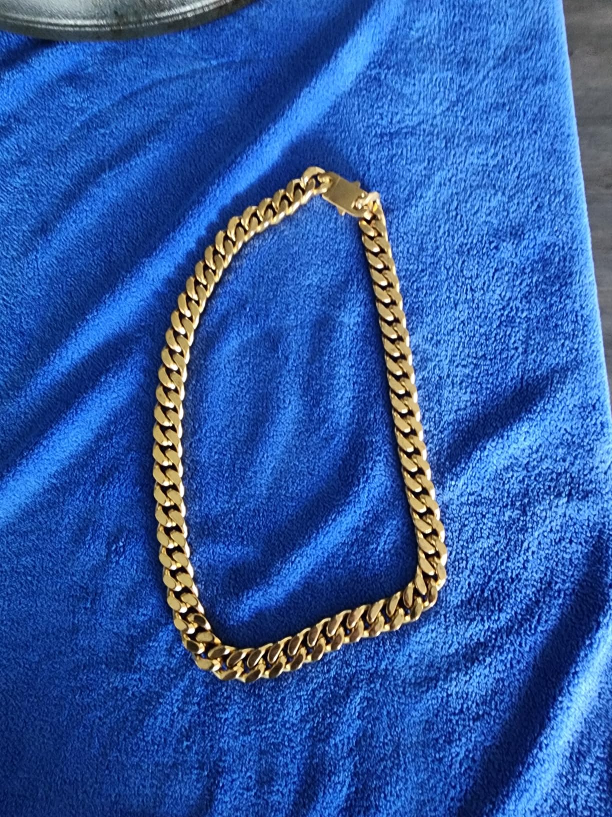 ChainsHouse Cuban Link Chain for Men, Stainless Steel Waterproof Necklace | 5/7/9/12/14mm Miami Cuban Chain 18-30 Inch, Gold/Black Men's Necklace No Tarnish & Durable, Jewelry for Daily Wear and Gift customer photo 2