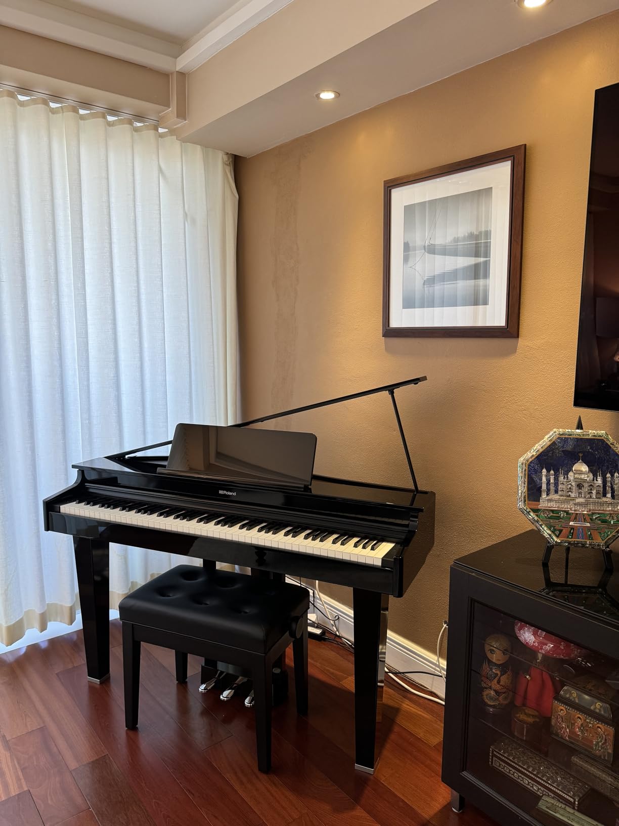 Roland GP-3 Digital Piano | Low-Profile Grand Piano with a Space-Saving Footprint | Premium Roland Piano Technologies | Authentic Tone and Touch | Immersive Sound | Onboard Bluetooth customer photo 2