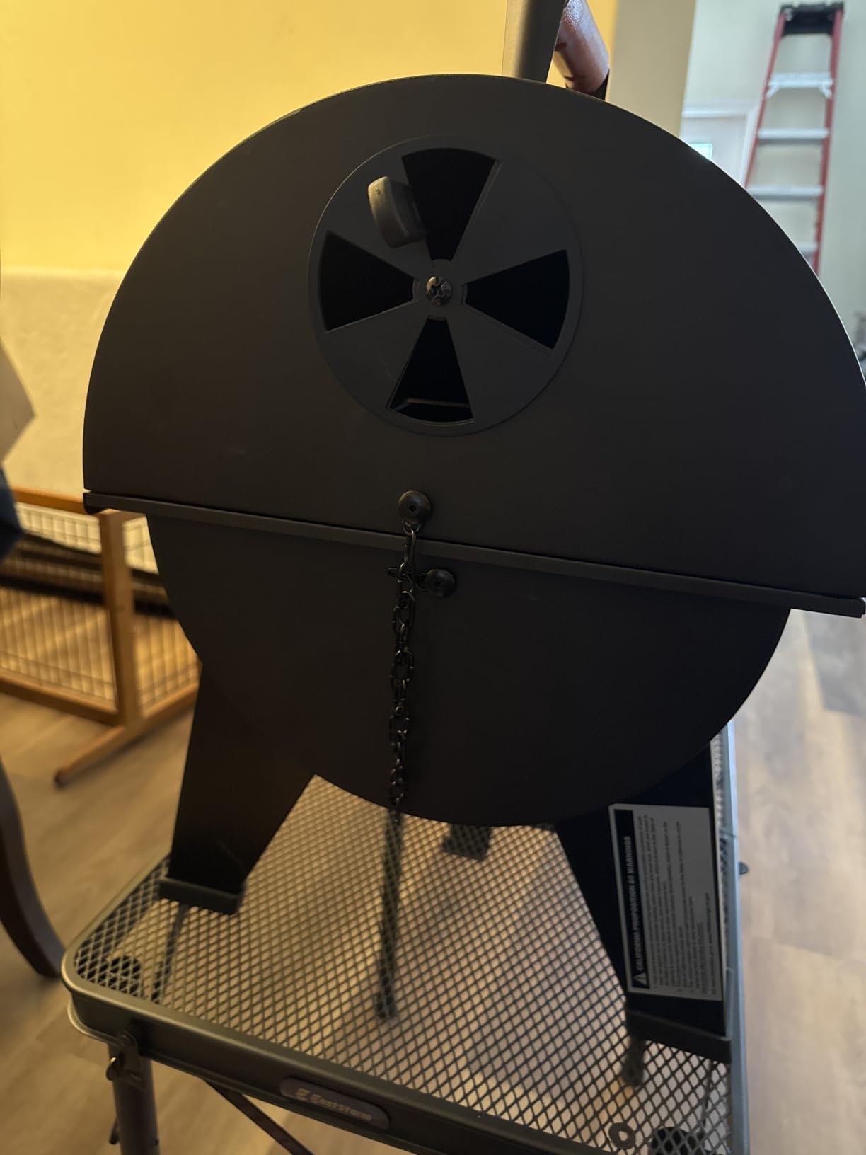 Royal Gourmet CD1519 Portable Charcoal Grill with Warming Rack, Tabletop Charcoal Grill with 303 Sq. In Cooking Area for Outdoor Camping and Picnic Grilling, Black customer photo 1
