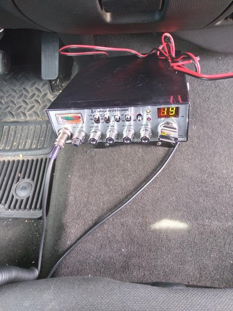 Cobra 29 LTD Classic AM/FM Professional CB Radio - Easy to Operate, Emergency Radio, Instant Channel 9, 4-Watt Output, Full 40 Channels, Adjustable Receiver and SWR Calibration, Black customer photo 1