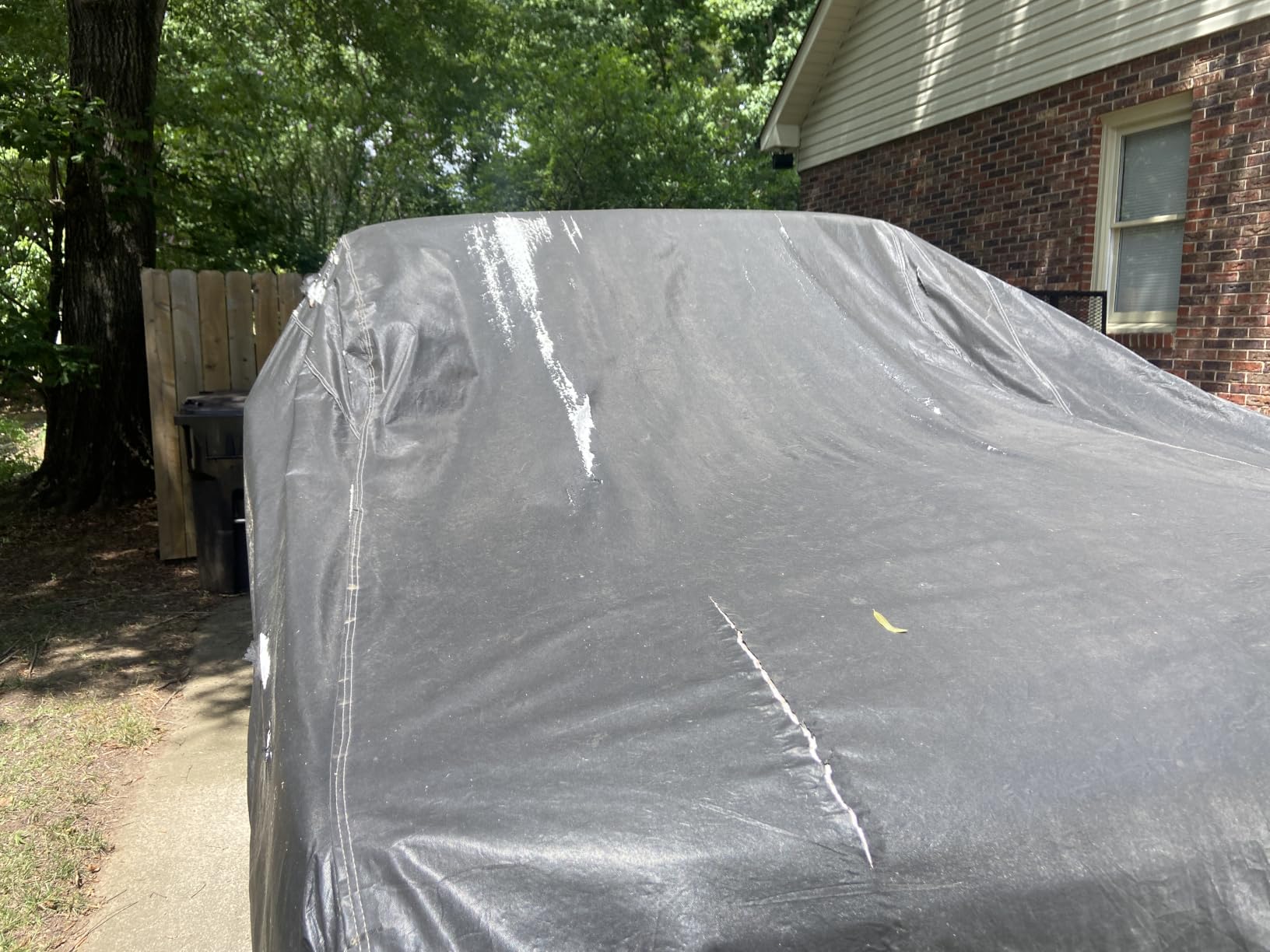 10 Layers Car Cover Waterproof All Weather for SUV,100% Waterproof Outdoor Car Covers Rain Snow UV Dust Protection. Custom Fit for BMW X3, Audi Q5, Nissan Rogue, Chevy Equinox,etc customer photo 2