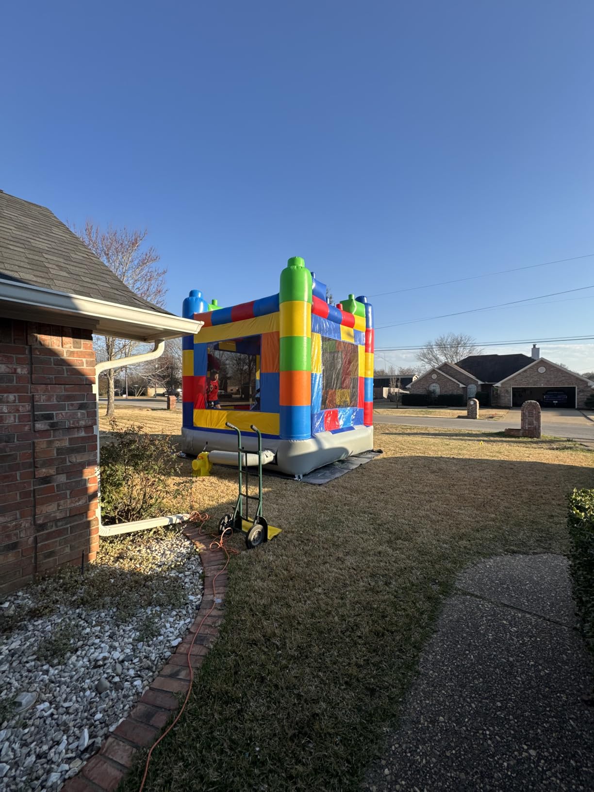 HeroKiddo 13x15 Sport Commercial Inflatable Bounce House | 100% Commercial Reinforced PVC, Inflatable Bounce House, 360 Degree Visibility for Easy Supervision Use, Indoor & Outdoor customer photo 1
