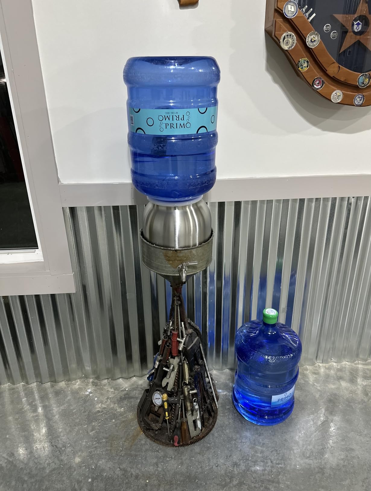 Stainless Steel Water Dispenser, 2.5 Gallon Drink Dispenser with 18/8 Stainless Steel Spigot & Airtight Lid, Water Cooler Dispenser Countertop for 3-5 Gallon Bottle, Water Crock for Parties Home customer photo 2