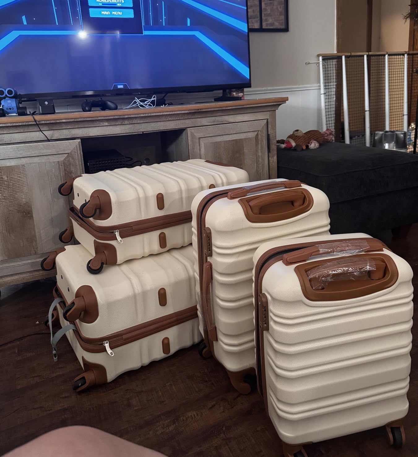 Luggage Sets, 6 Piece, Hardshell Suitcase with Spinner Wheels customer photo 2