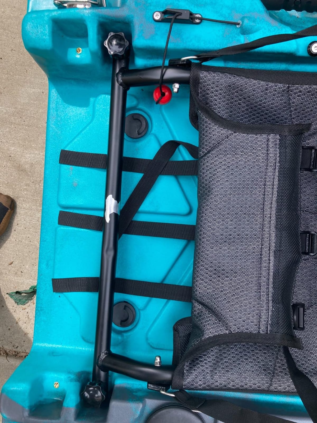 Reel Yaks Raptor Modular Fishing Kayak, 9.5ft, 380 lbs Capacity | Cyan Gray, Pedal Kayaks for Adults & Youth, Sit on Top, Lightweight, Portable, Fits in Trunks & Closets, Gear Storage customer photo 2