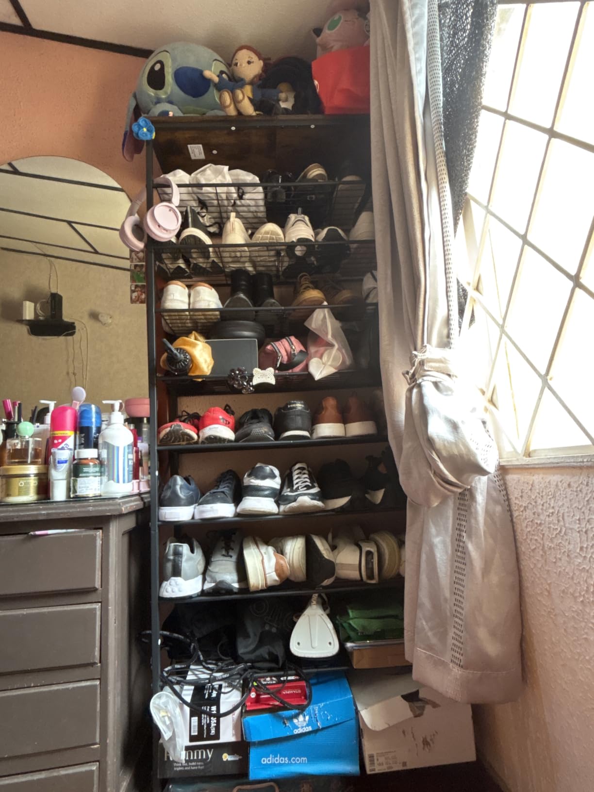 YATINEY 10 Tier Shoe Rack, Large Capacity Shoe Storage Organizer Holds 40 Pairs, Sturdy and Stable, for Entryway, Hallway, Closet customer photo 1