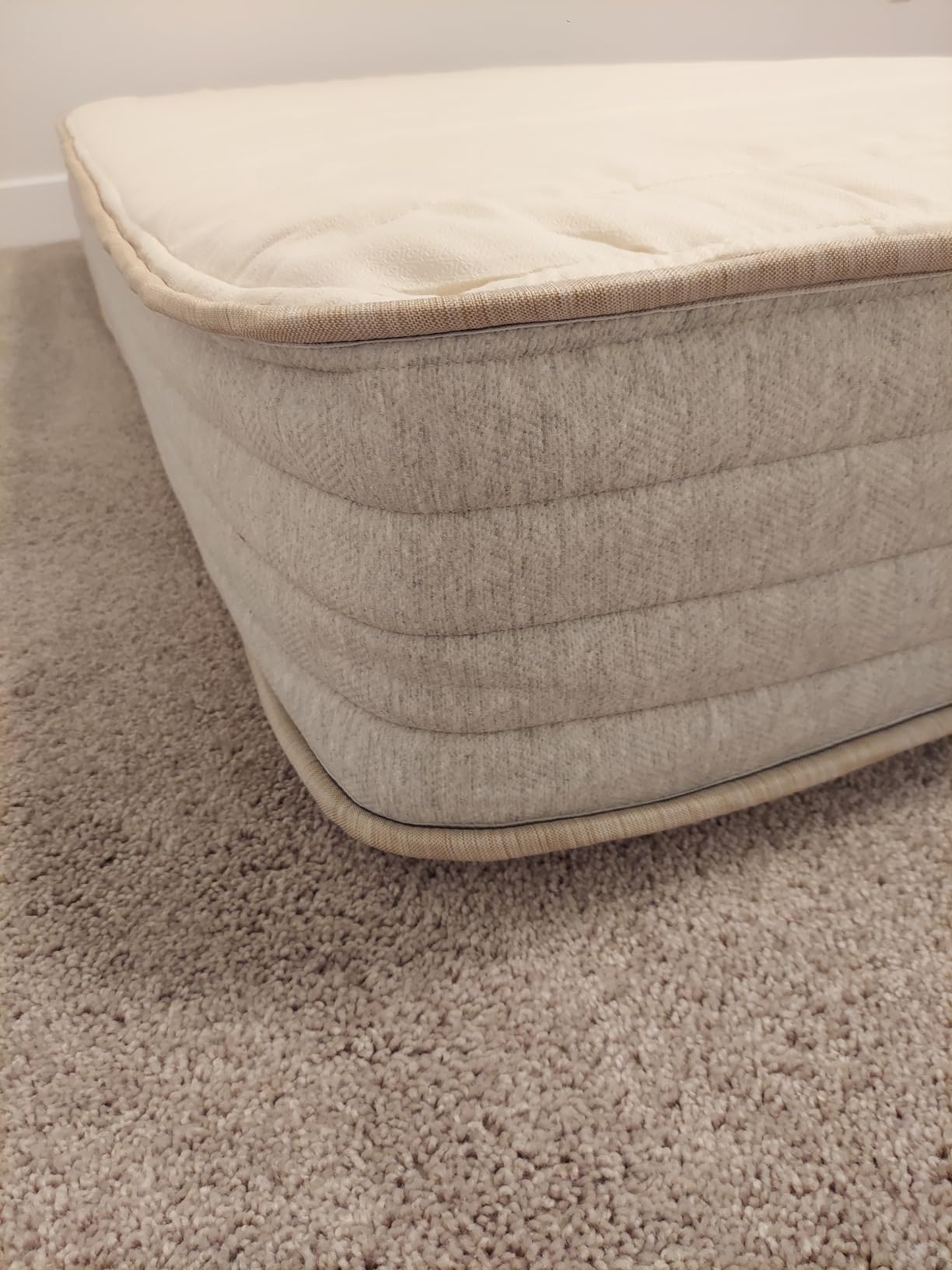 Ethical Mattress CO 10-inch Mattress, Organic & Toxin-Free, Queen Size | Medium Firm Hybrid, Bed-in-a-Box, Made in the USA with Organic Cotton, Wool, Latex & Pocketed Coil Springs customer photo 1