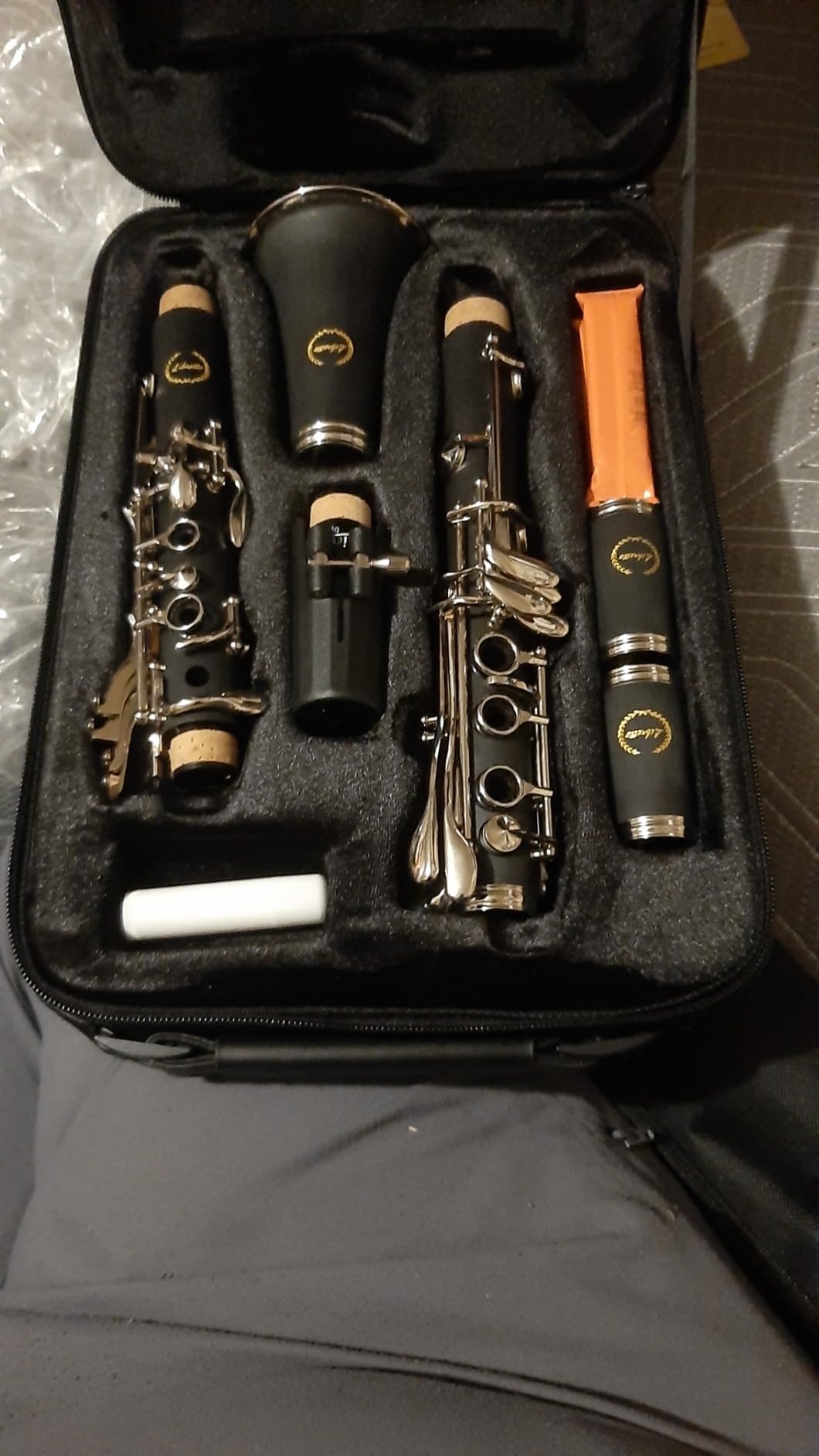 Libretto Bb Clarinet Set for Beginner and Intermediate Players, Name-Brand Mouthpiece & Reeds, Music Stand, Cleaning Kit, Instructions, Backpack Case, 5-Leg Stand, Educator-Recommended customer photo 1