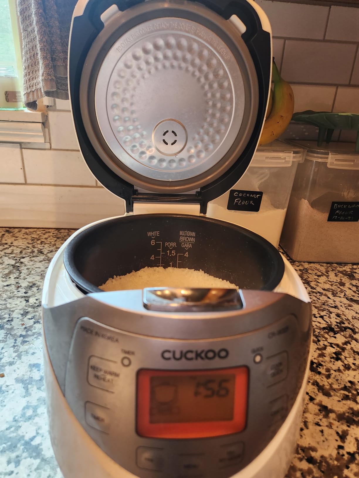 Cuckoo Micom Fuzzy Logic Rice Cooker, 12-Cup Cooked, White, CR-0633F, 6-Cup Uncooked, Made in Korea customer photo 1