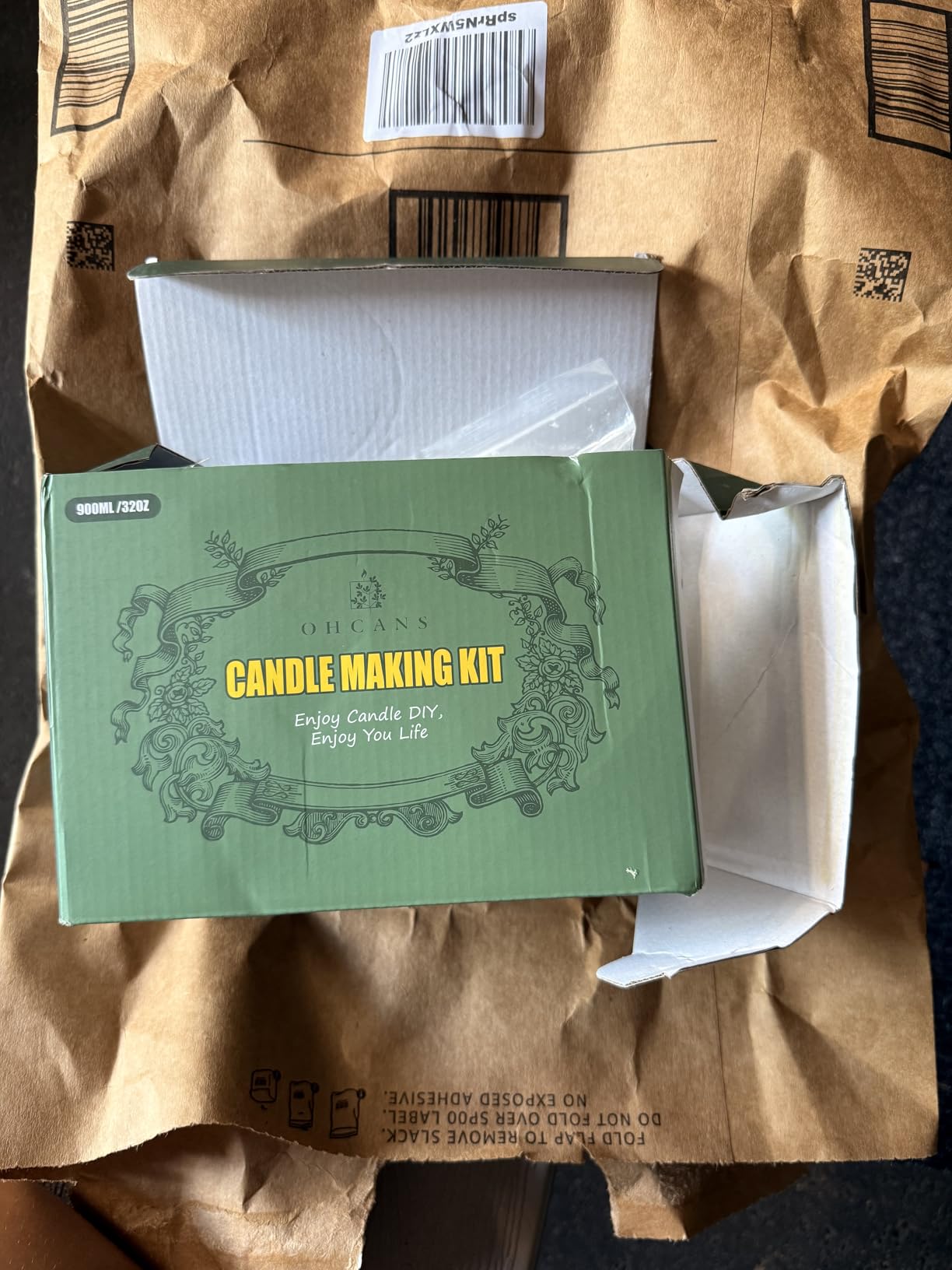 Ohcans Candle Making Kit Supplies for Beginners, Soy Wax DIY Candle Making for Adults, with 900ml Candle Make Pouring Pot, Candle Wicks, Wicks Sticker, Wicks Holder, Soy Candle Wax customer photo 2