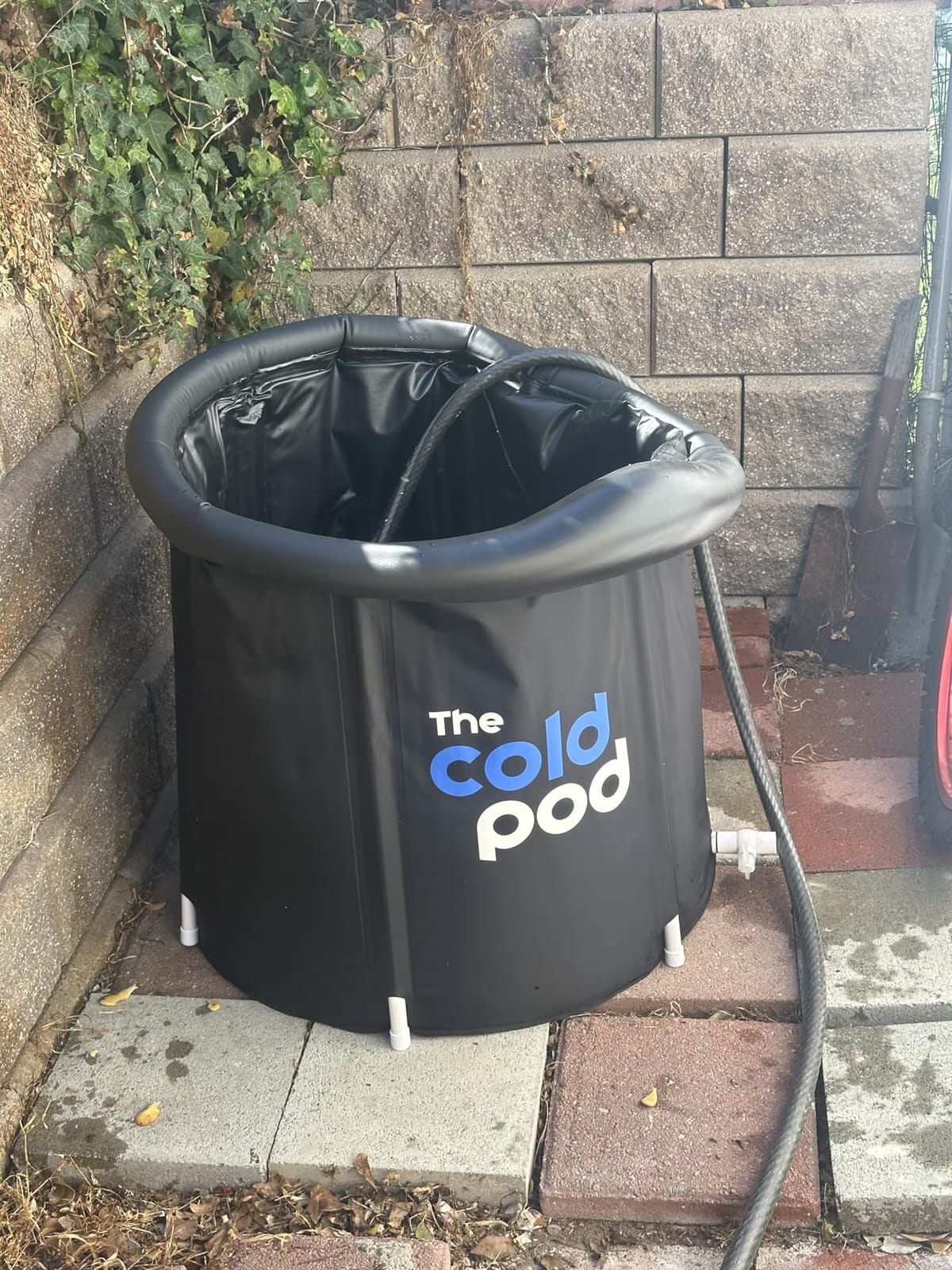 The Cold Pod Ice Bath Tub for Athletes XL: Cold Plunge Tub Outdoor with Cover, 116 Gallons Portable Ice Bath Cold Water Therapy Plunge Pool, Large Ice Tub for Cold Dippers at Home customer photo 1