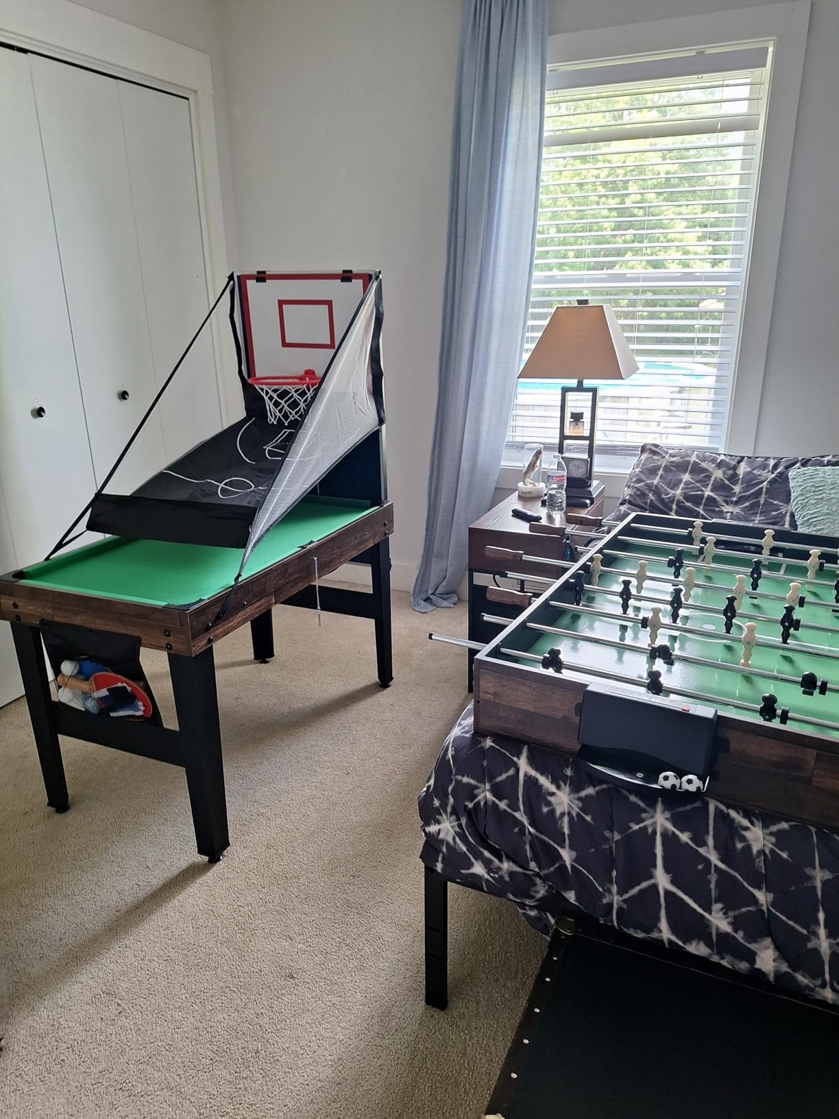 Best Choice Products 13-in-1 Combo Game Table for Kids & Adults, Natural | 13 games, game room, 50+ accessories, stacked storage, foosball, air hockey, ping pong, basketball, pool table, chess & more customer photo 2