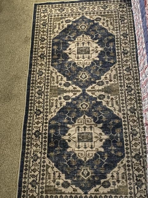Hallway Washable Runner Rug - 2'6x14 Kitchen Rugs Entryway Rug Runner Vintage Soft Floor Mat Non Slip Indoor Farmhouse Carpet for Bathroom Living Room Bedroom (2'6''x14', Beige) customer photo 2