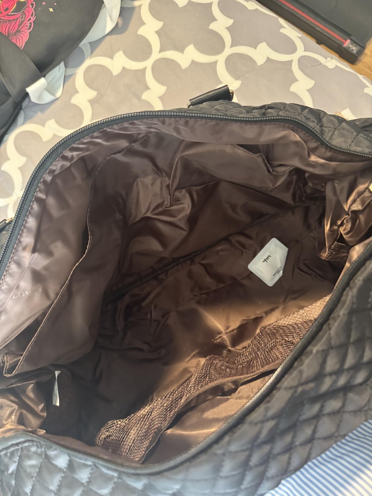 LOVEVOOK Travel Duffle Bag,Weekender Bags for Women with Shoe Compartment,Carry on Overnight Bag with Toiletry Bag customer photo 2