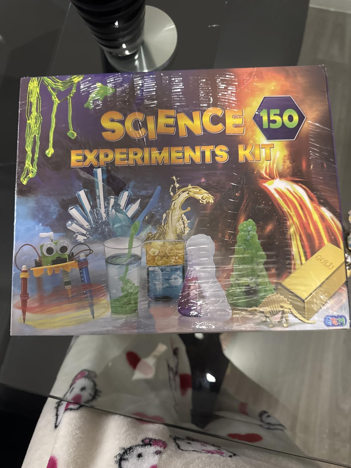 UNGLINGA 150 Experiments Science Kits for Kids Chemistry Lab S.T.E.M Toys | Volcano, Crystal, Magic, Dig, Reaction, Physics, Scientist Tools Set, Educational Project for Boys Girls Birthday Gifts Ideas customer photo 1