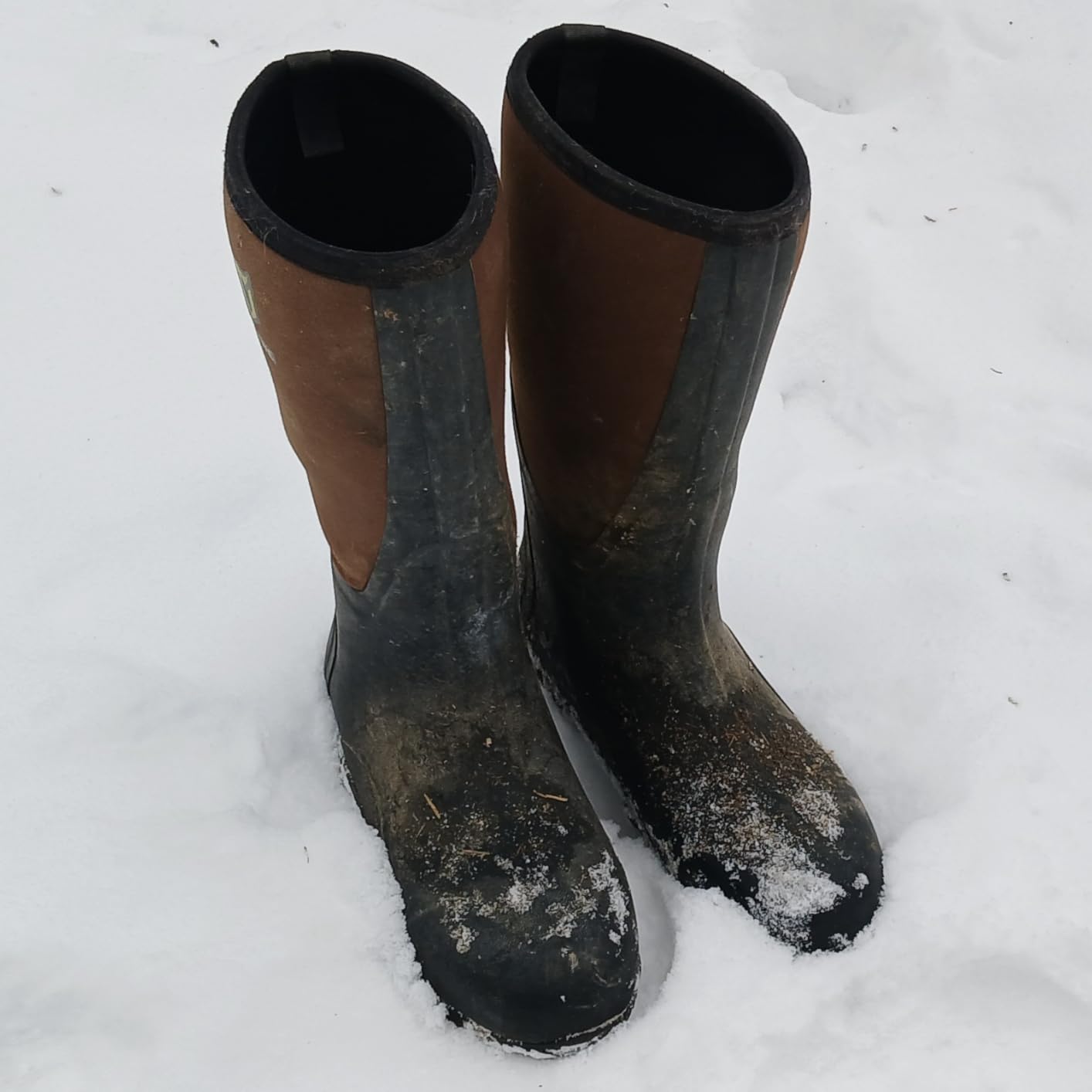 Rubber Boots for Men, Waterproof Rain Boots with Steel Shank customer photo 1