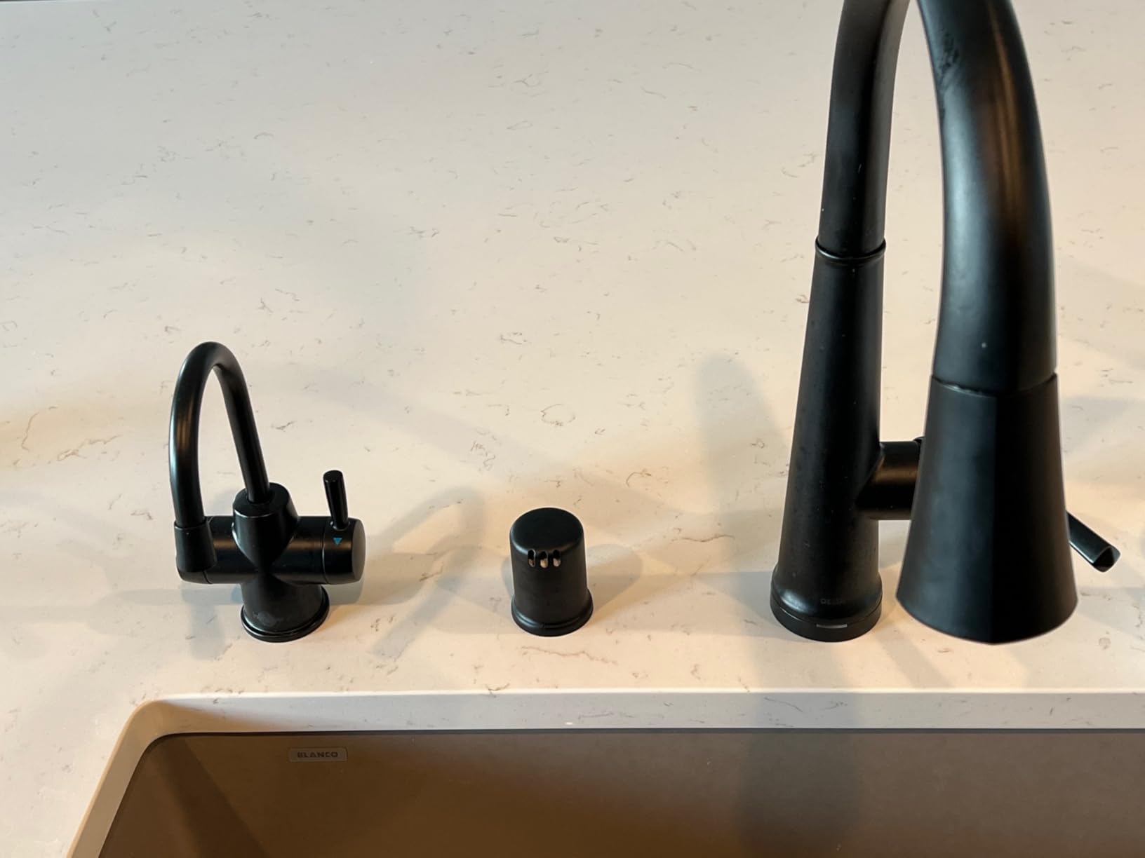InSinkErator Stainless Steel Tank, HC250MBLK-SS HOT250 System, 2-Handle Drinking Faucet in Matte Black with 2/3-Gallon, Filter-Compatible Instant Hot/Cold Water Dispenser customer photo 2