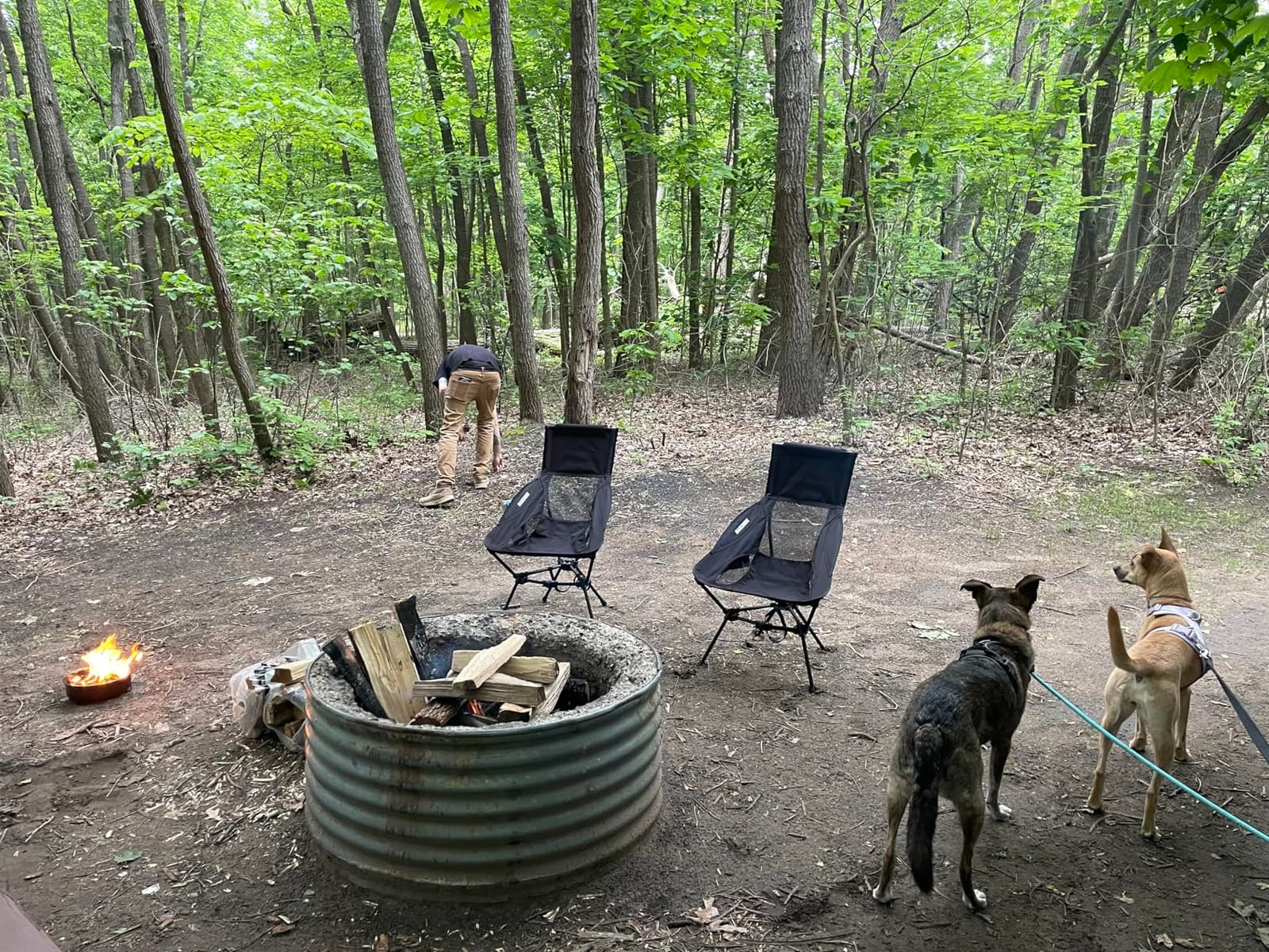 MARCHWAY Lightweight Folding High Back Camping Chair with Head Support, Stable Portable Compact for Outdoor Camp, Travel, Beach, Picnic, Festival, Hiking, Backpacking (Highback Green) customer photo 1