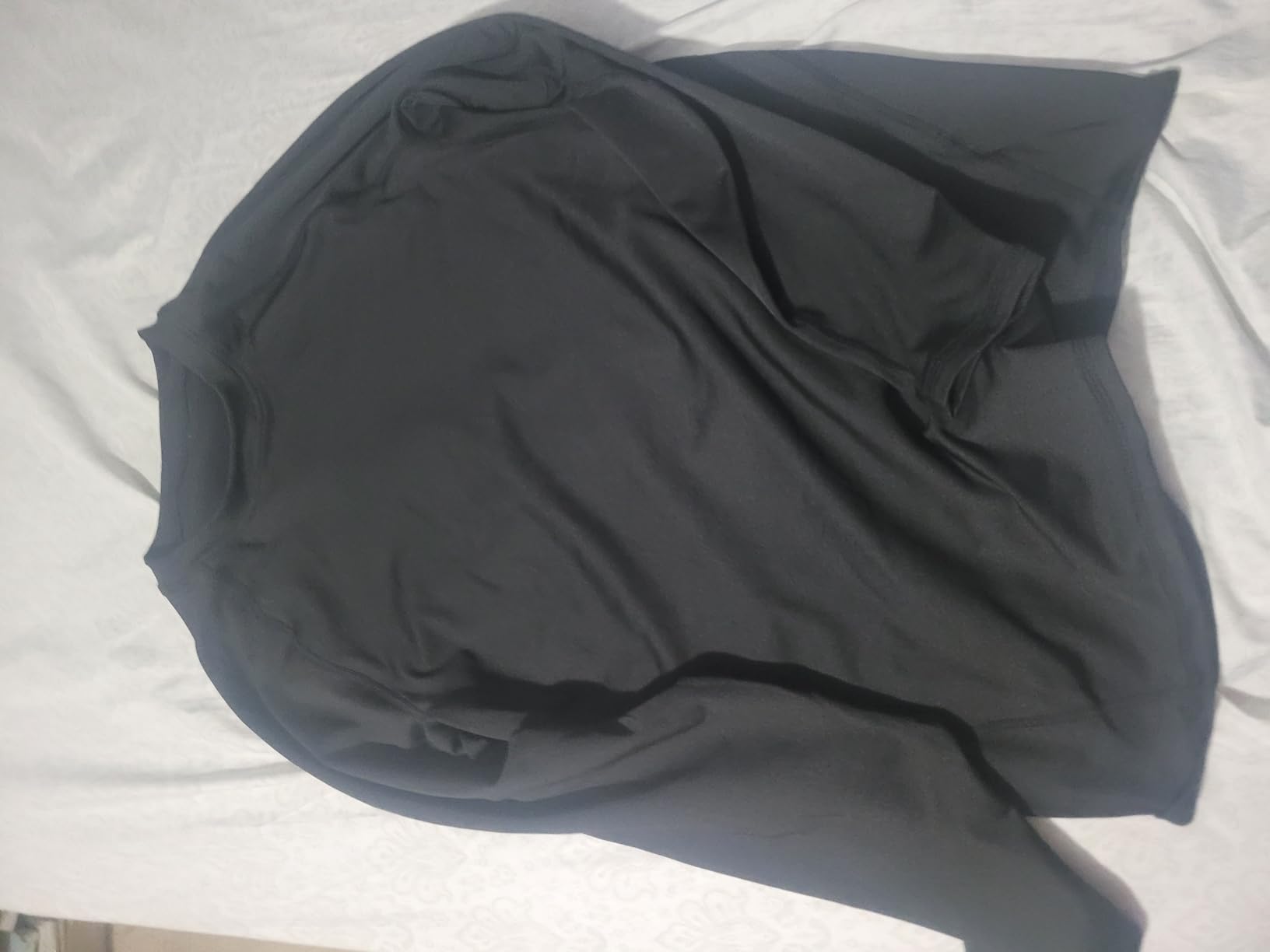 2 Set Mens Thermal Underwear Fleece Lined Long Johns Baselayer Shirts customer photo 2