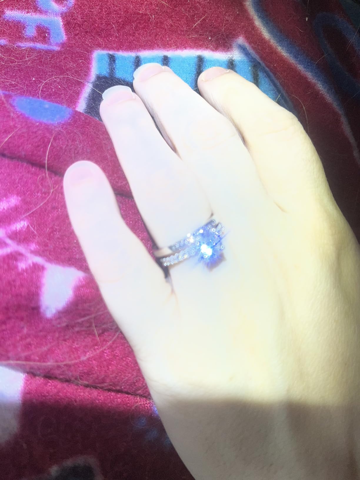 Houston Diamond District 1 to 6 CT Lab Grown Diamond Solitaire Ring customer photo 1