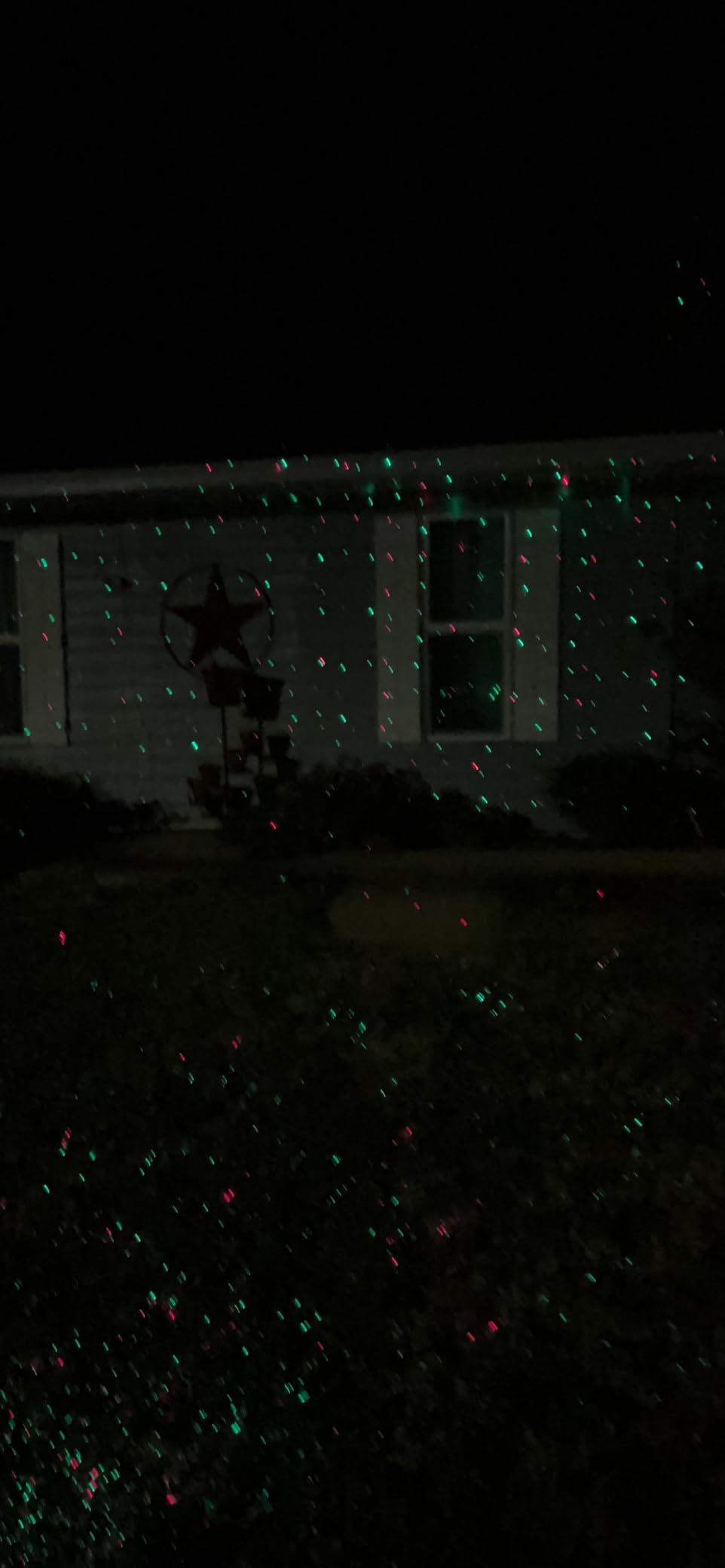 Laser Christmas Projector Lights Outdoor, Waterproof Christmas Decorations Moving Stars Light Show, Remote Control Timer, Holiday Projector Decorations for House, Yard & Garden customer photo 1