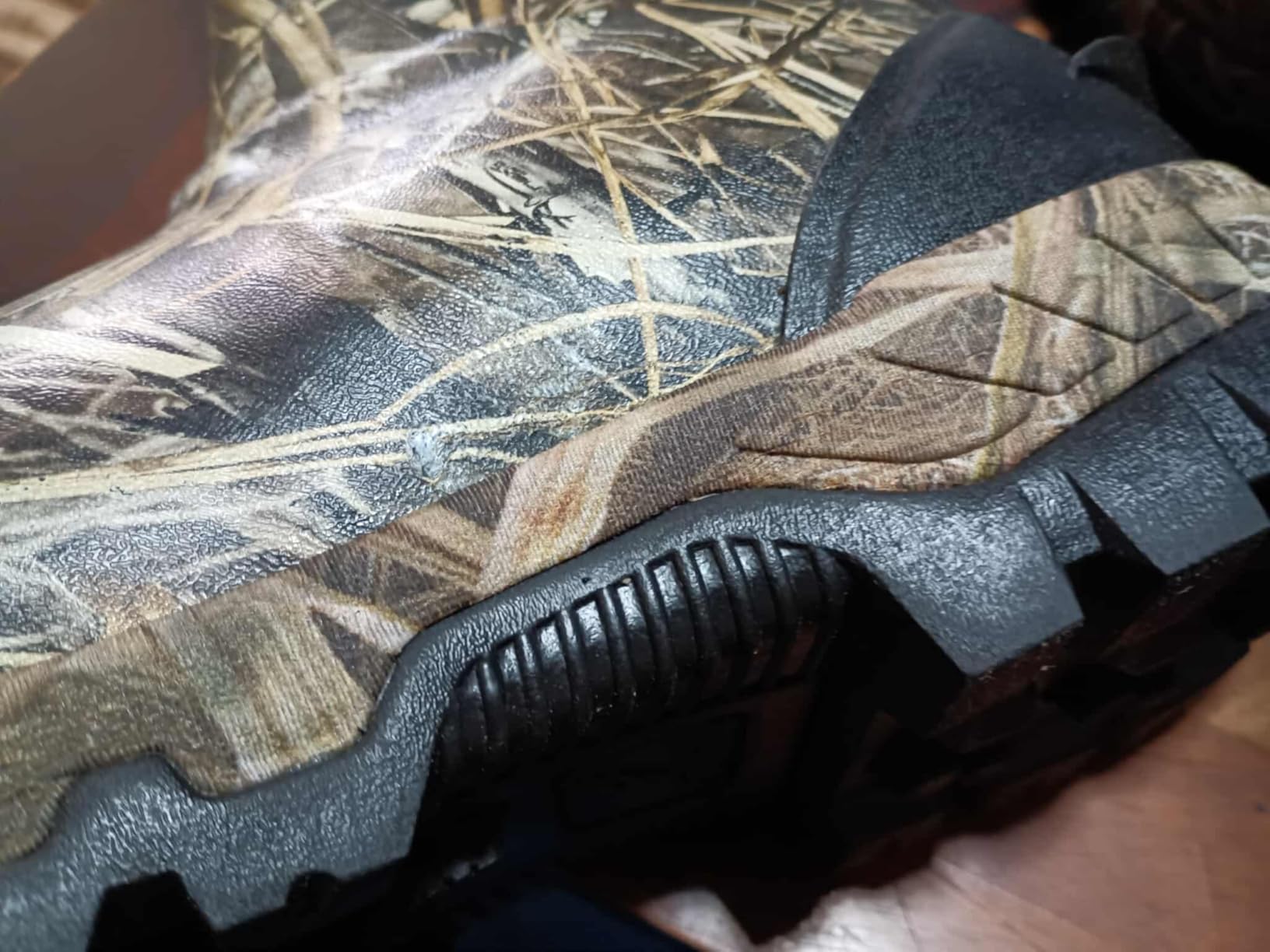 Insulated Waterproof Hunting Boots for Men - 1000G Thinsulate, 5mm Neoprene, Rubber Camo Boot, 17-inch Shaft, Anti-Slip Traction Outsole customer photo 1