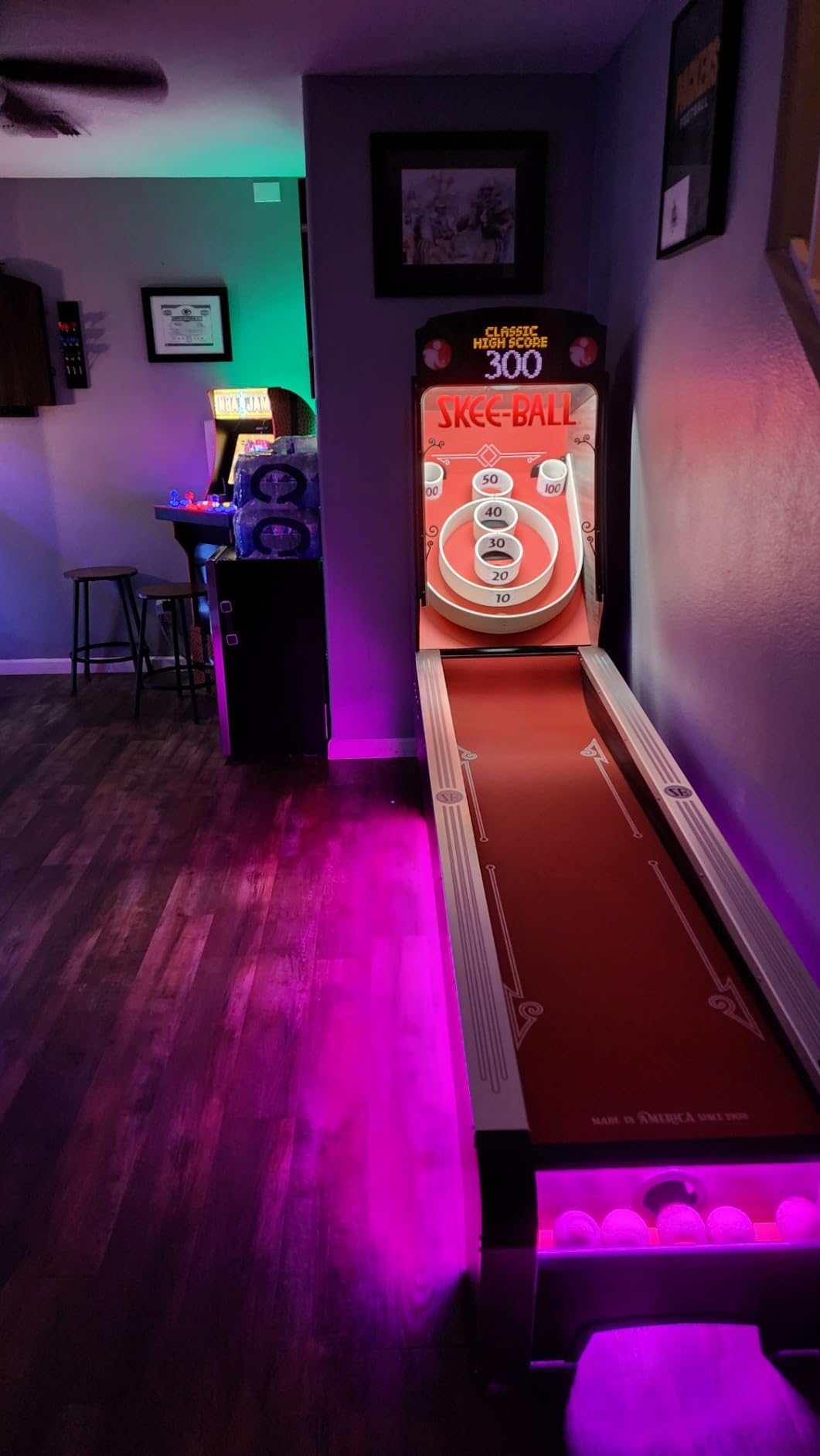 Arcade Table Machine Game for Home Basement Recreation Room - Premium Nostalgic Classic Fun of Roll and Score - Made in The USA customer photo 1