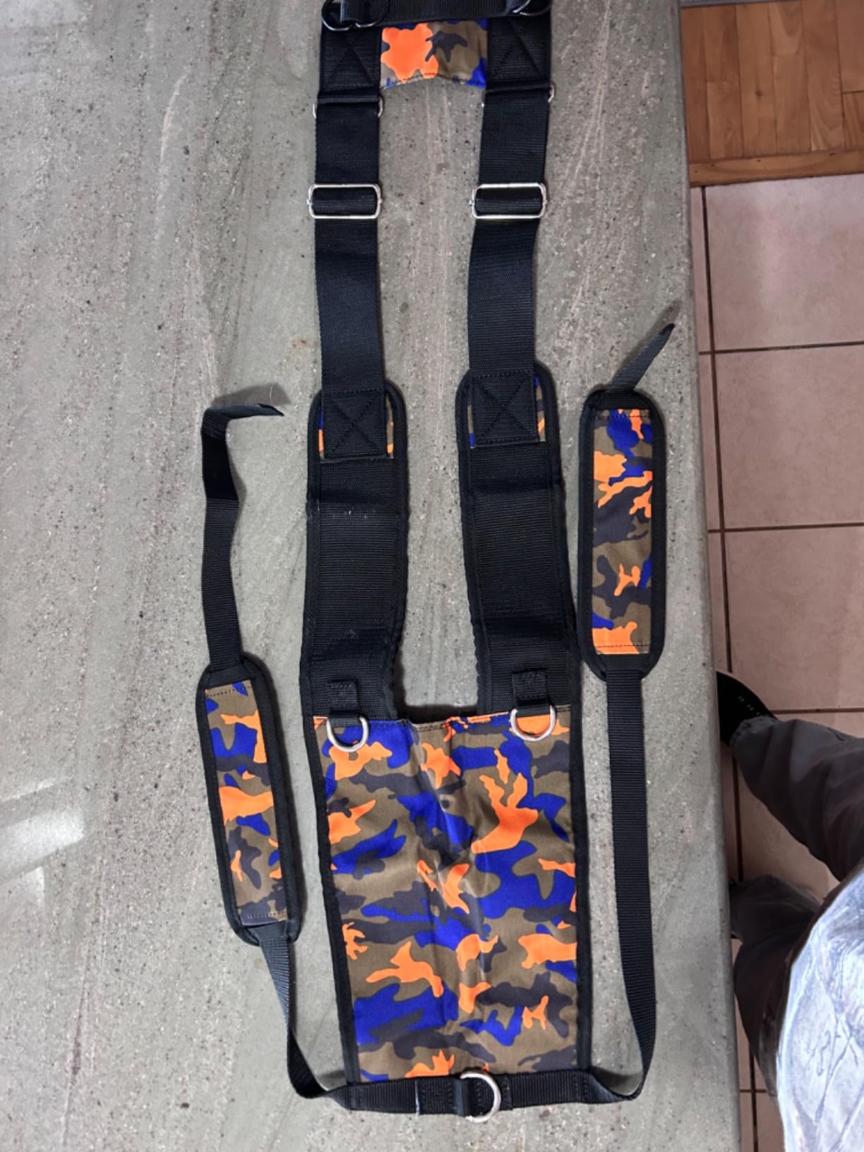 Dolibest Sled Harness for Fitness Resistance, Adjustable Durable and Comfortable for Resistance Training customer photo 1