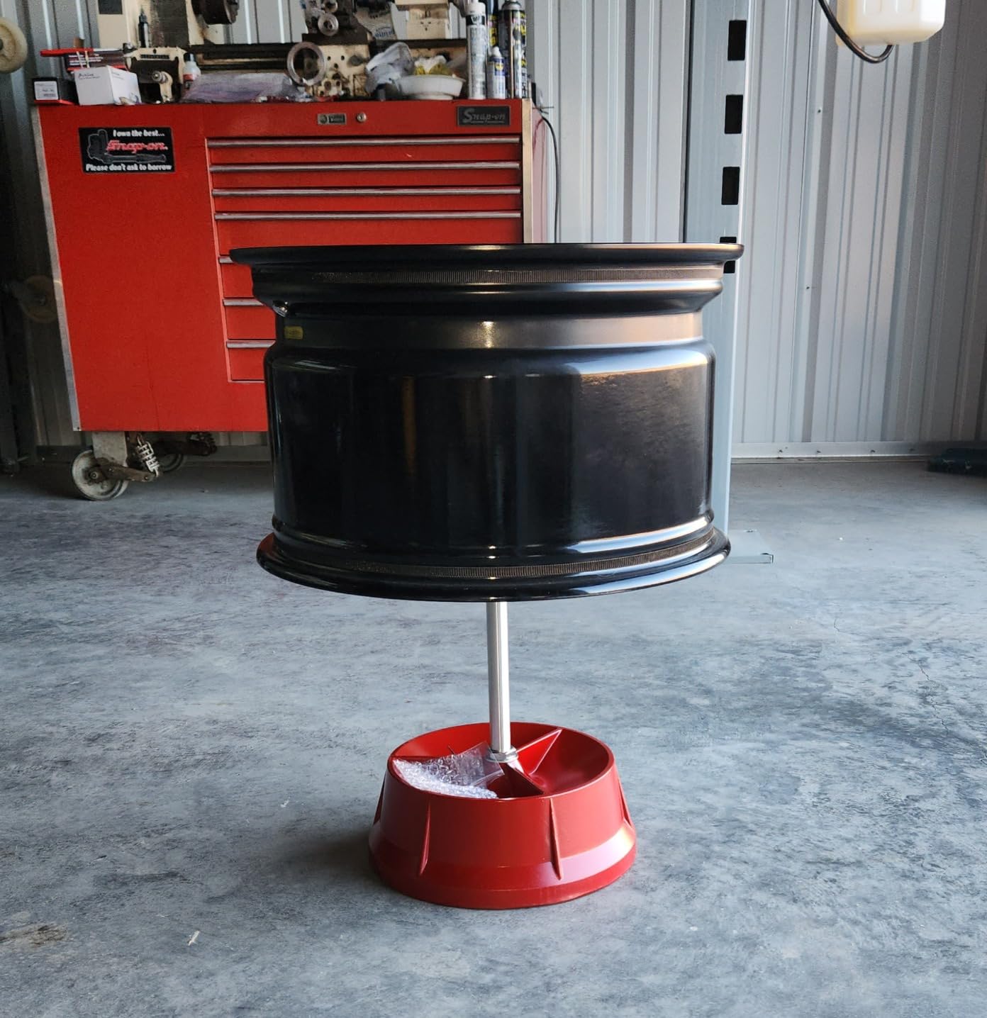 NYXOVA Portable Bubble Wheel Balancer, Heavy Duty Wheel Balancer with Bubble Level, Tire Balancing for Cars & Trucks, Rim Tire Balancer Machine for Car Light Truck Repair customer photo 2