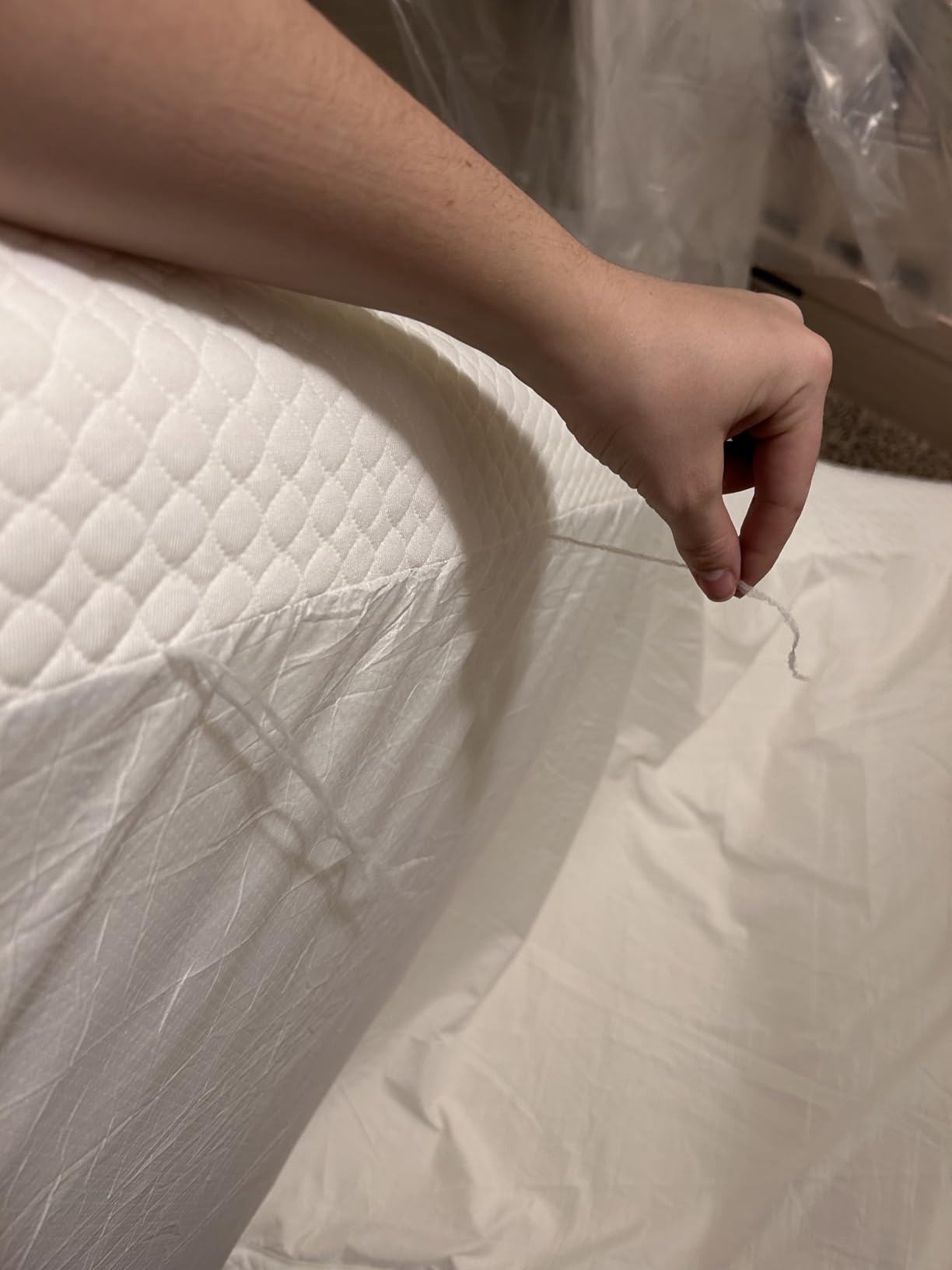 PayLessHere | 8 Inch Twin Mattress | Medium Firm Base Foam Mattress | Removable Washable Zipper Cover | Breathable & Comfortable | White | Bed in a Box | CertiPUR-US Certified customer photo 1