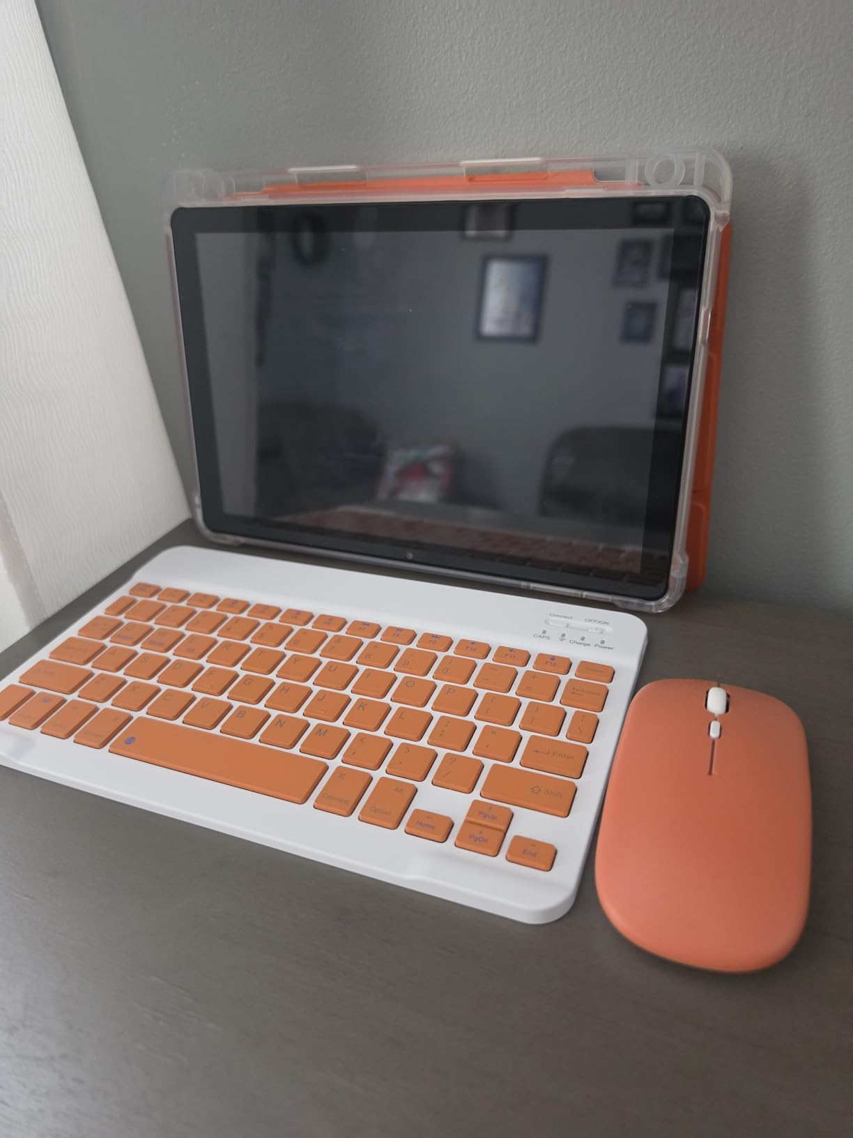 CUPEISI Android 16 Tablet 10 Inch, 20GB RAM+128GB ROM/ 2TB Expandable, 2.0GHz Octa-core Processor, 1280*800 HD Screen, 5G WiFi6 BT 5.0, 2 in 1 Tablets with Keyboard Case Mouse Stylus, Widevine L1 Pink customer photo 2