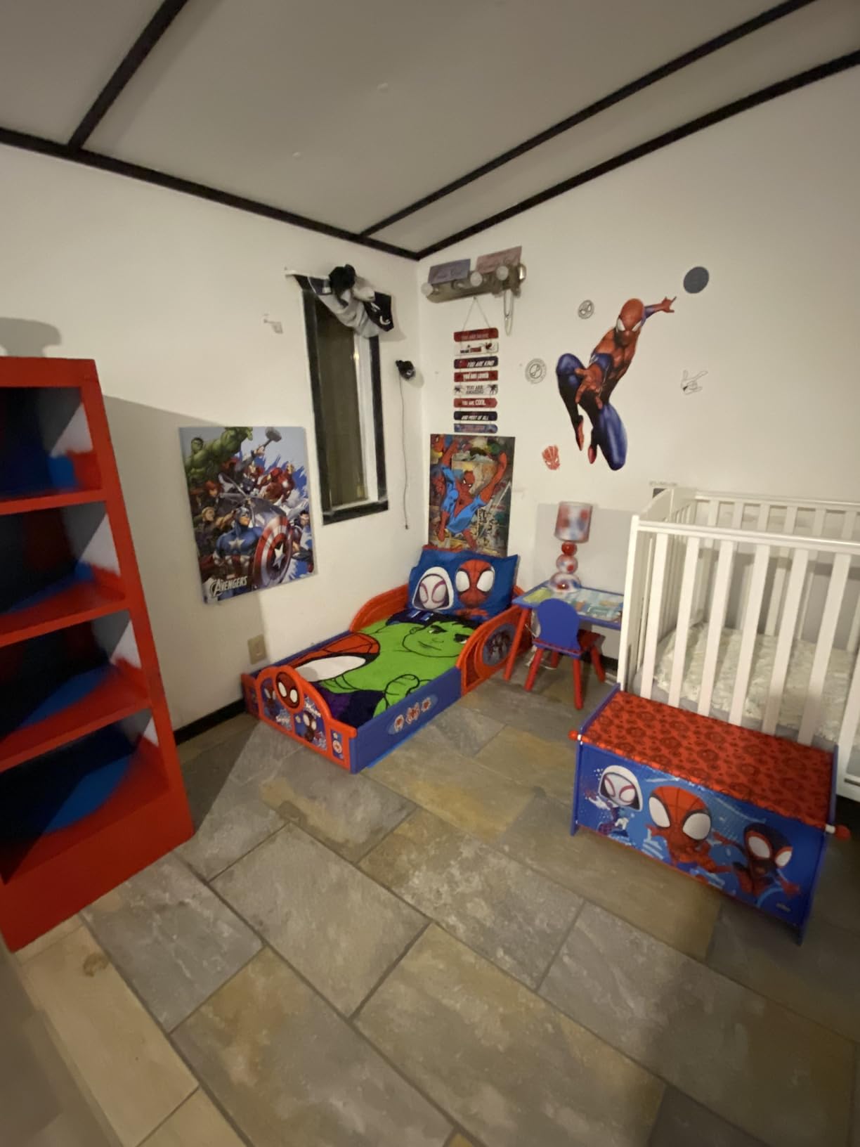 Delta Children - PAW Patrol 4-Piece Toddler Room-in-a-Box Set - Includes Sleep and Play Toddler Bed, Table, 1 Chair and Toy Box, Blue customer photo 1