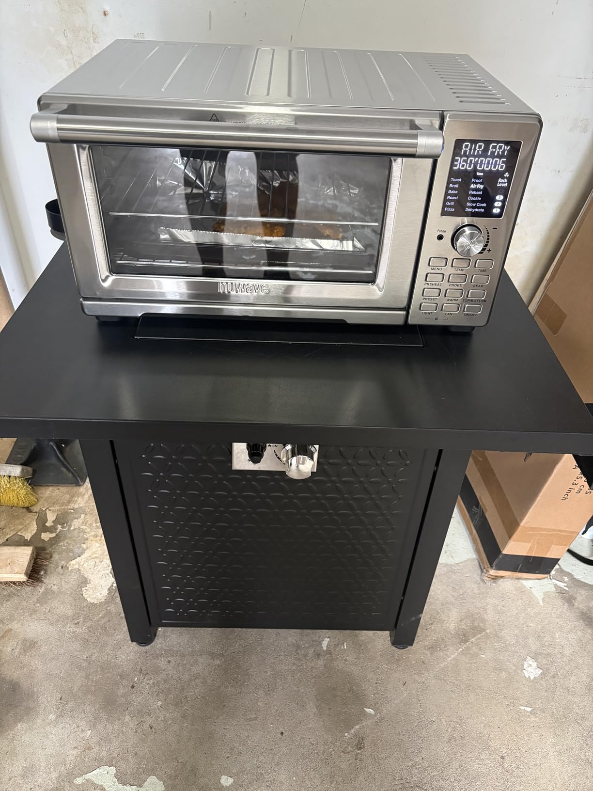 Nuwave Bravo XL Pro Air Fryer Toaster Oven, Improved 100% Super Convection | Quicker & Crispier Results, 100 Presets, Multi-Layer Even Cooking, 50-500F, Smart Probe, PFAS Free, 30QT, Stainless Steel customer photo 1